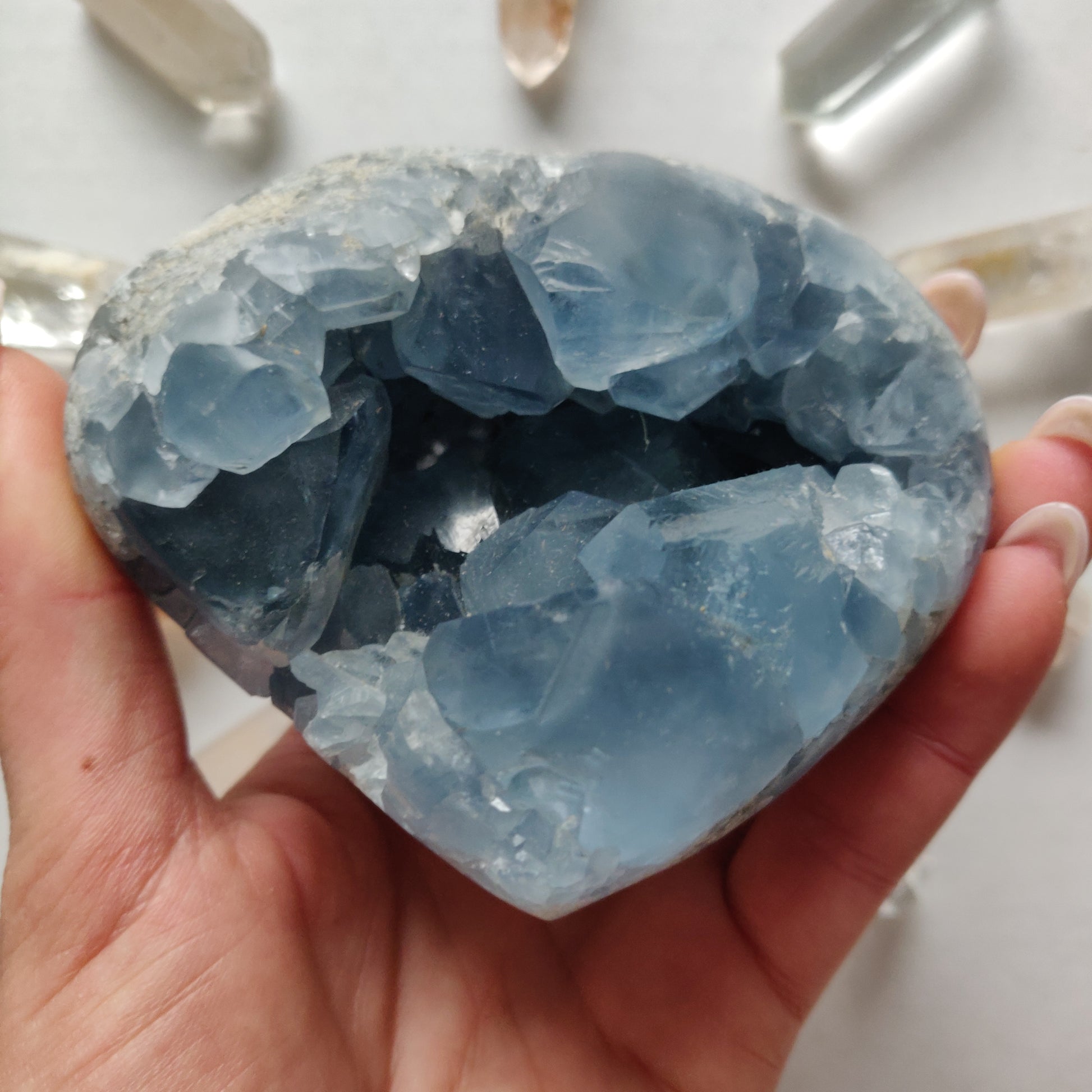 Celestite Heart (#6) - Simply Affinity