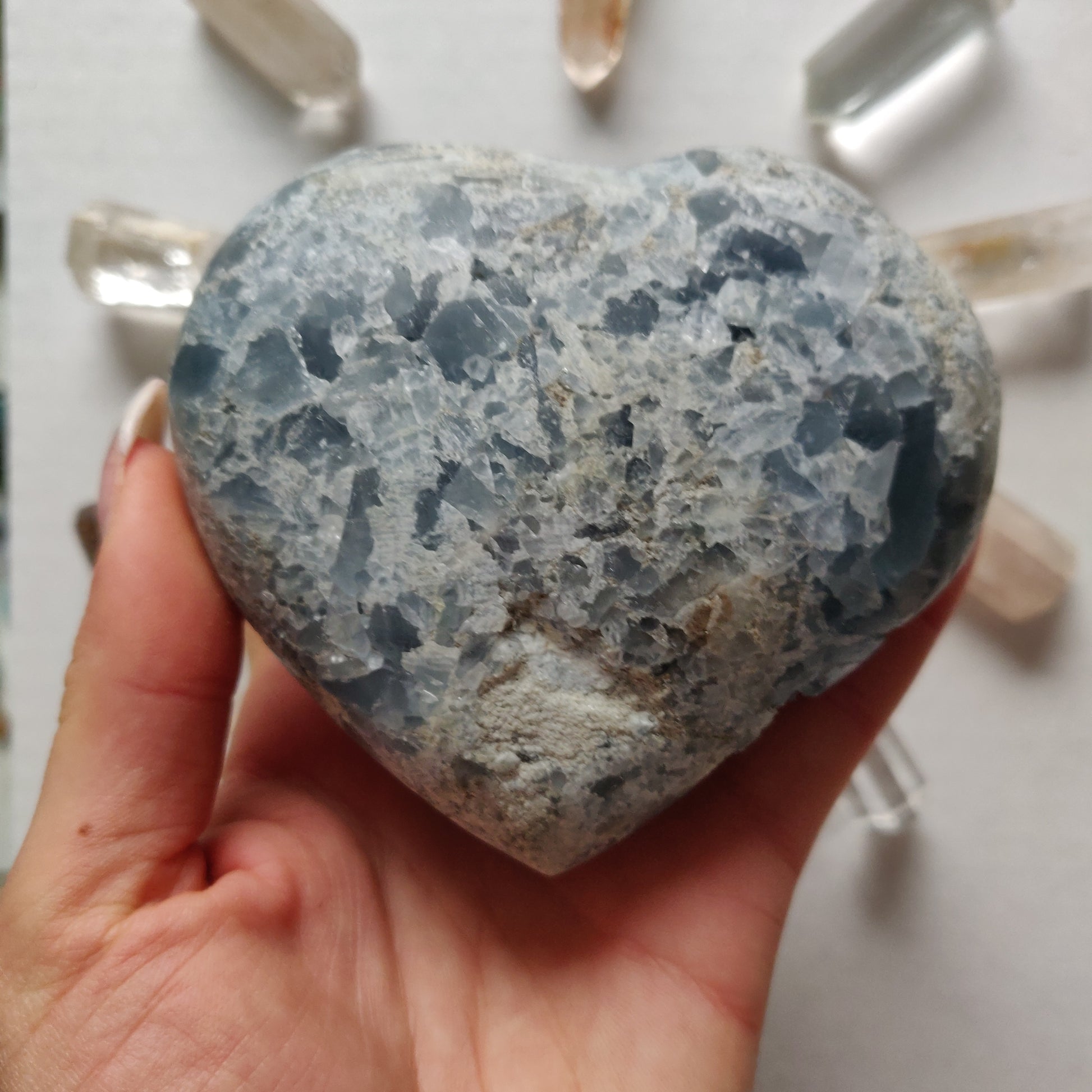 Celestite Heart (#6) - Simply Affinity