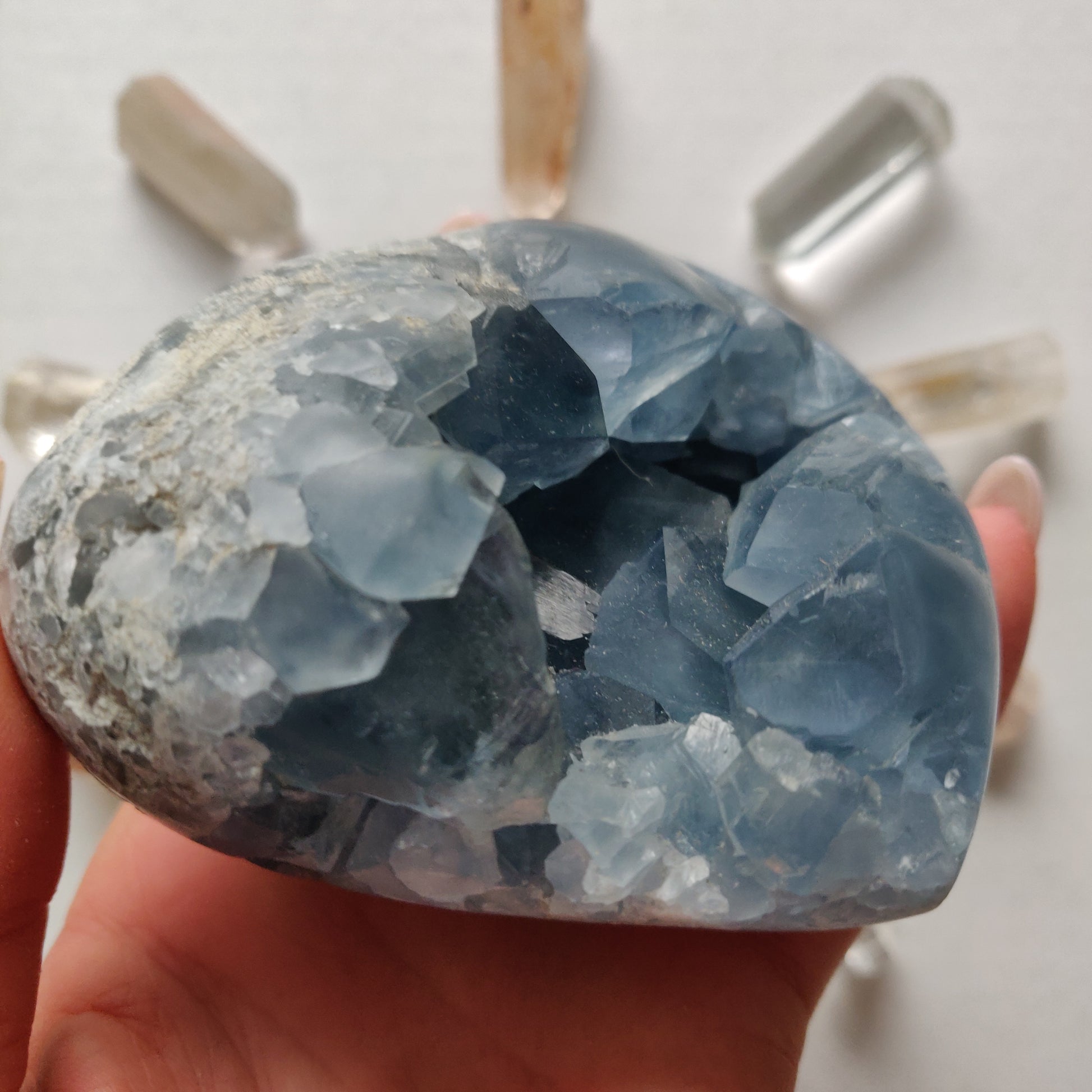Celestite Heart (#6) - Simply Affinity