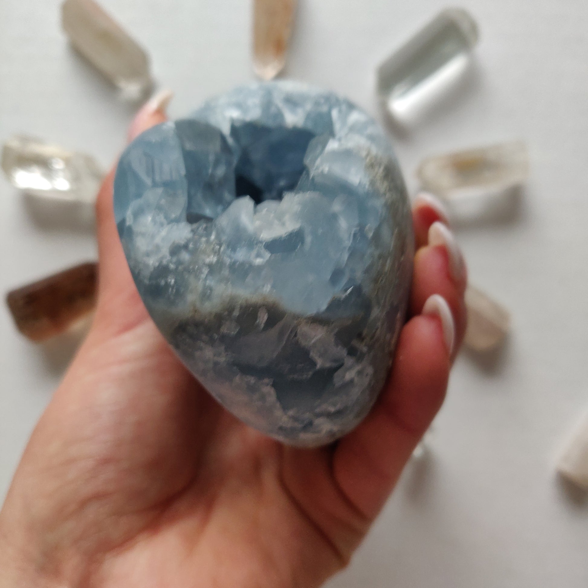 Celestite Heart (#7) - Simply Affinity