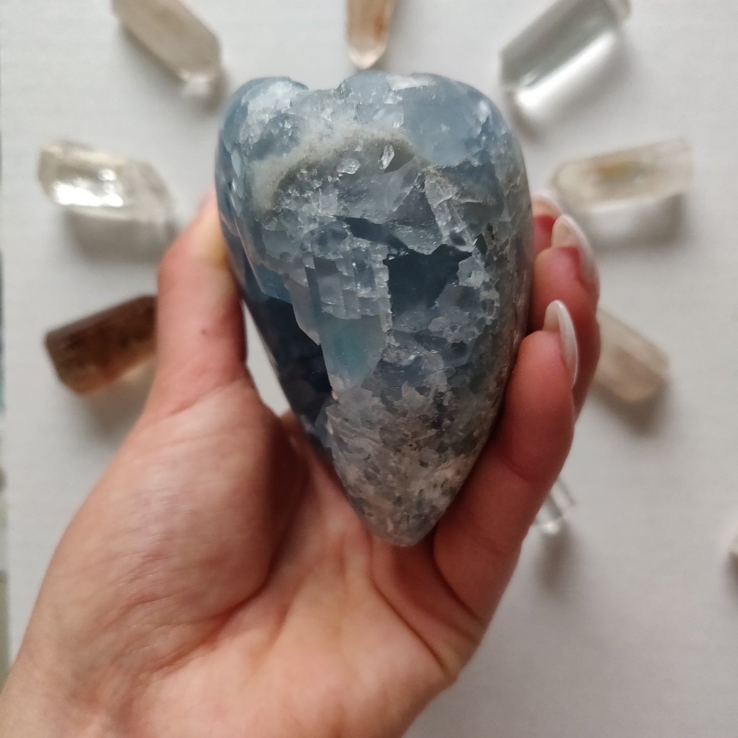 Celestite Heart (#7) - Simply Affinity