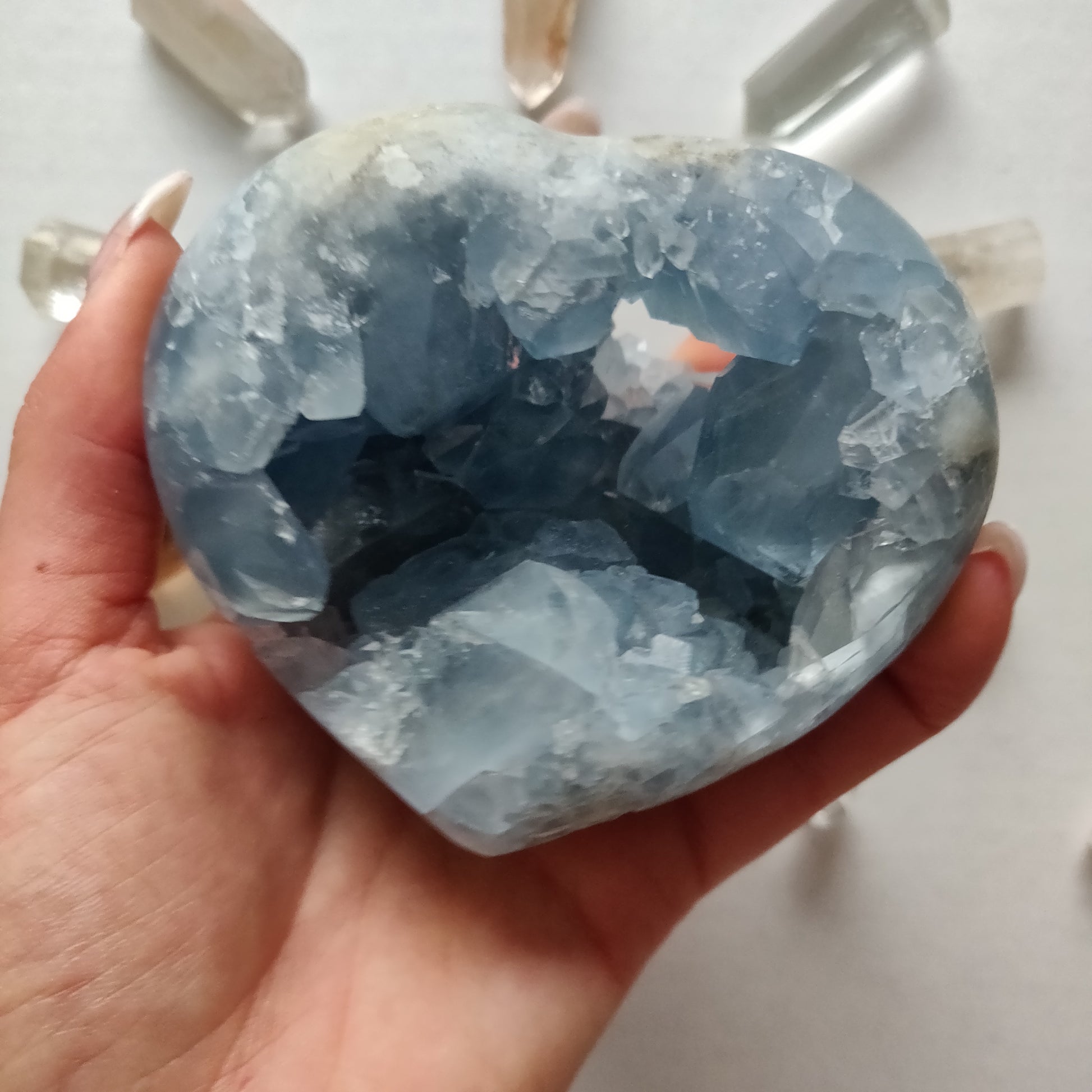 Celestite Heart (#7) - Simply Affinity