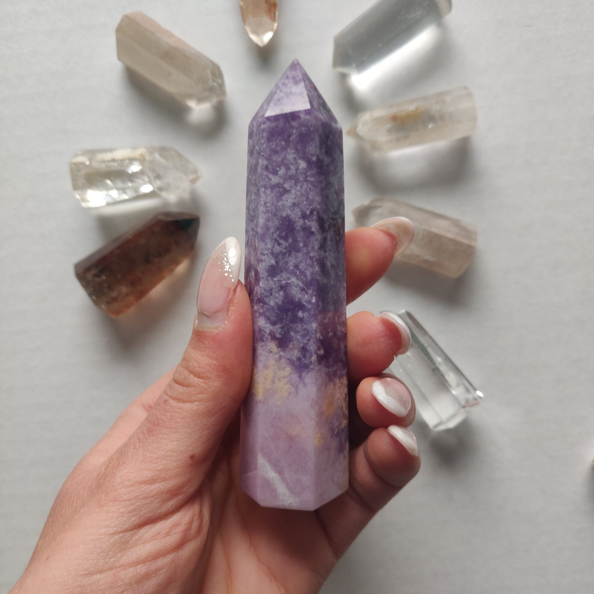 Lepidolite Tower (#9) - Simply Affinity