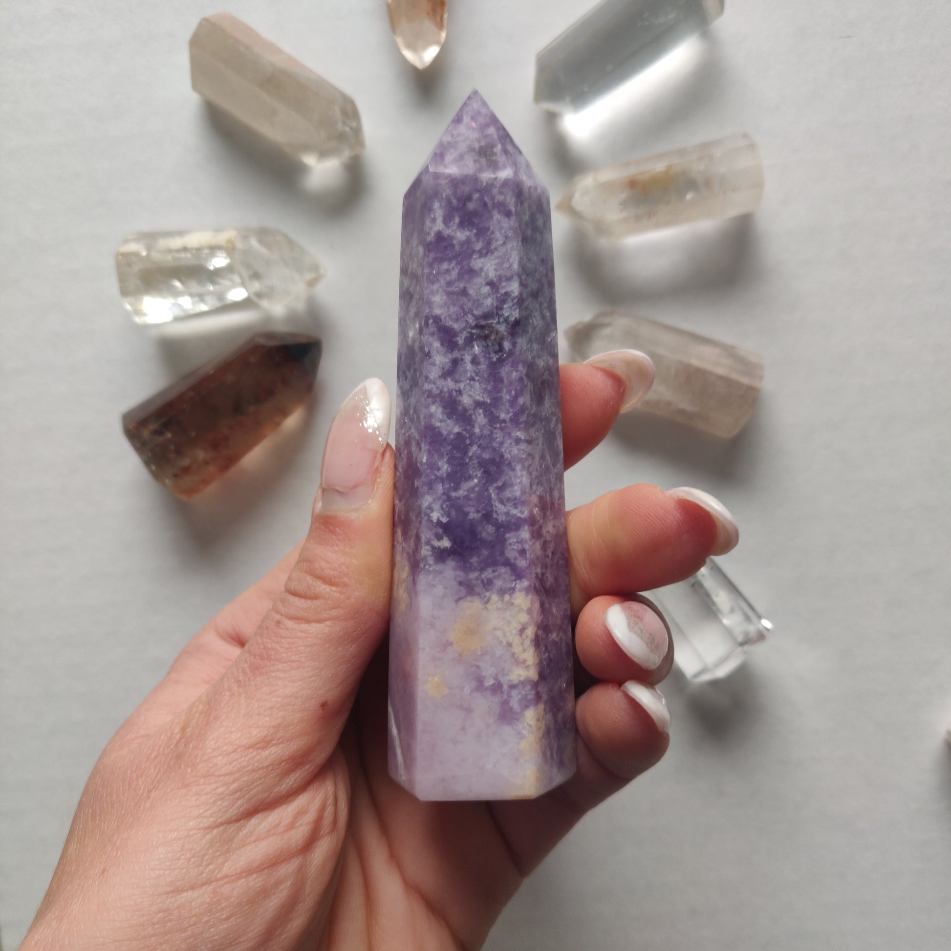 Lepidolite Tower (#9) - Simply Affinity