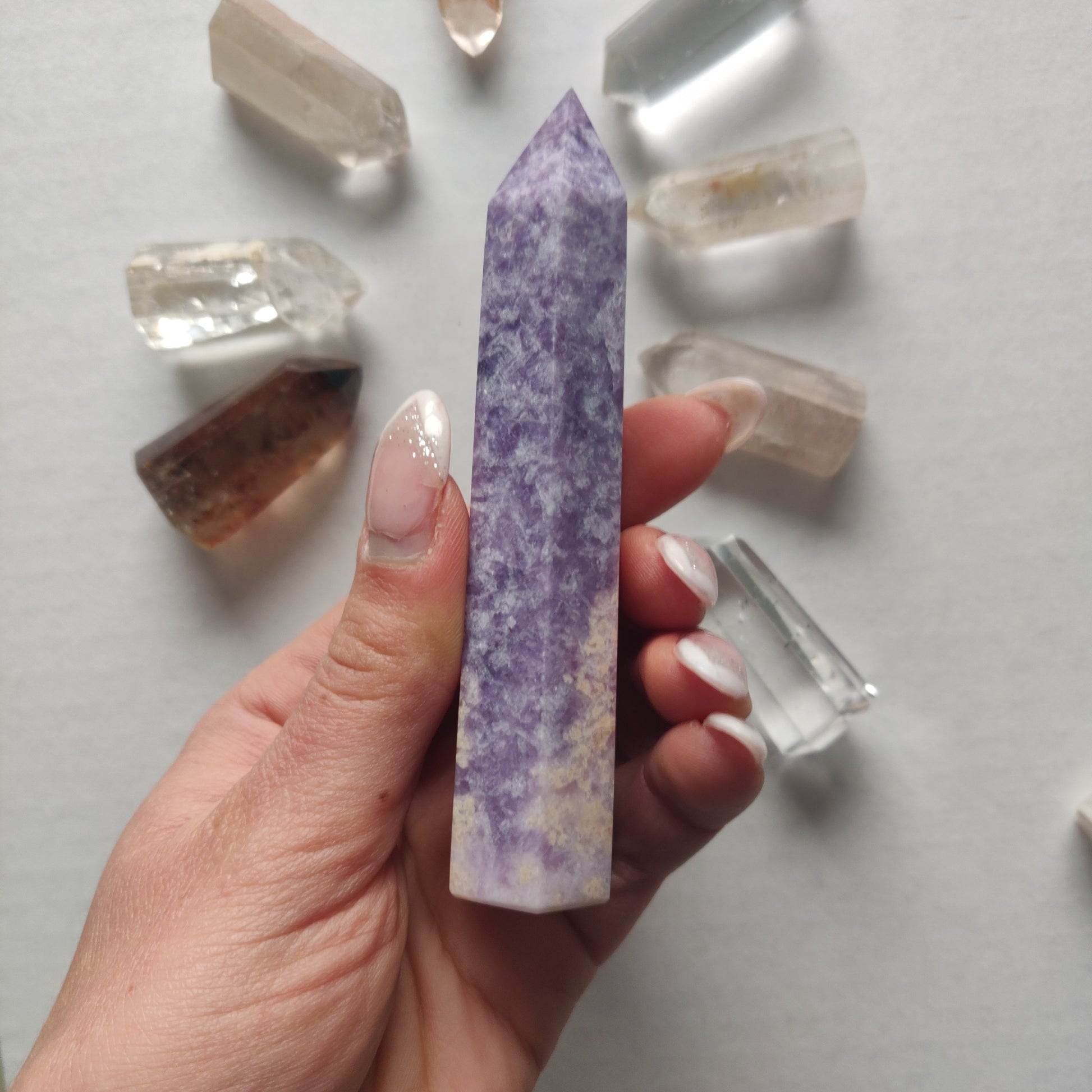 Lepidolite Tower (#9) - Simply Affinity