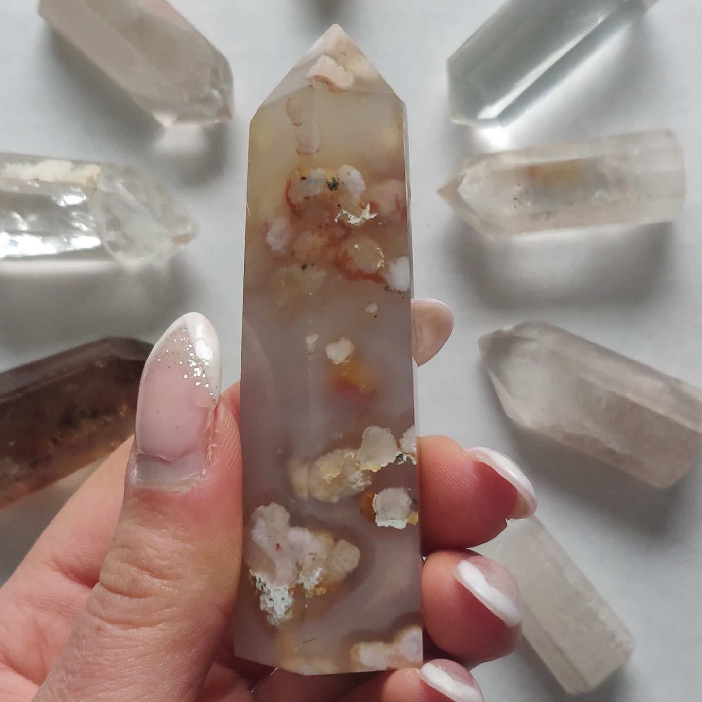 Flower Agate Tower (#12) - Simply Affinity