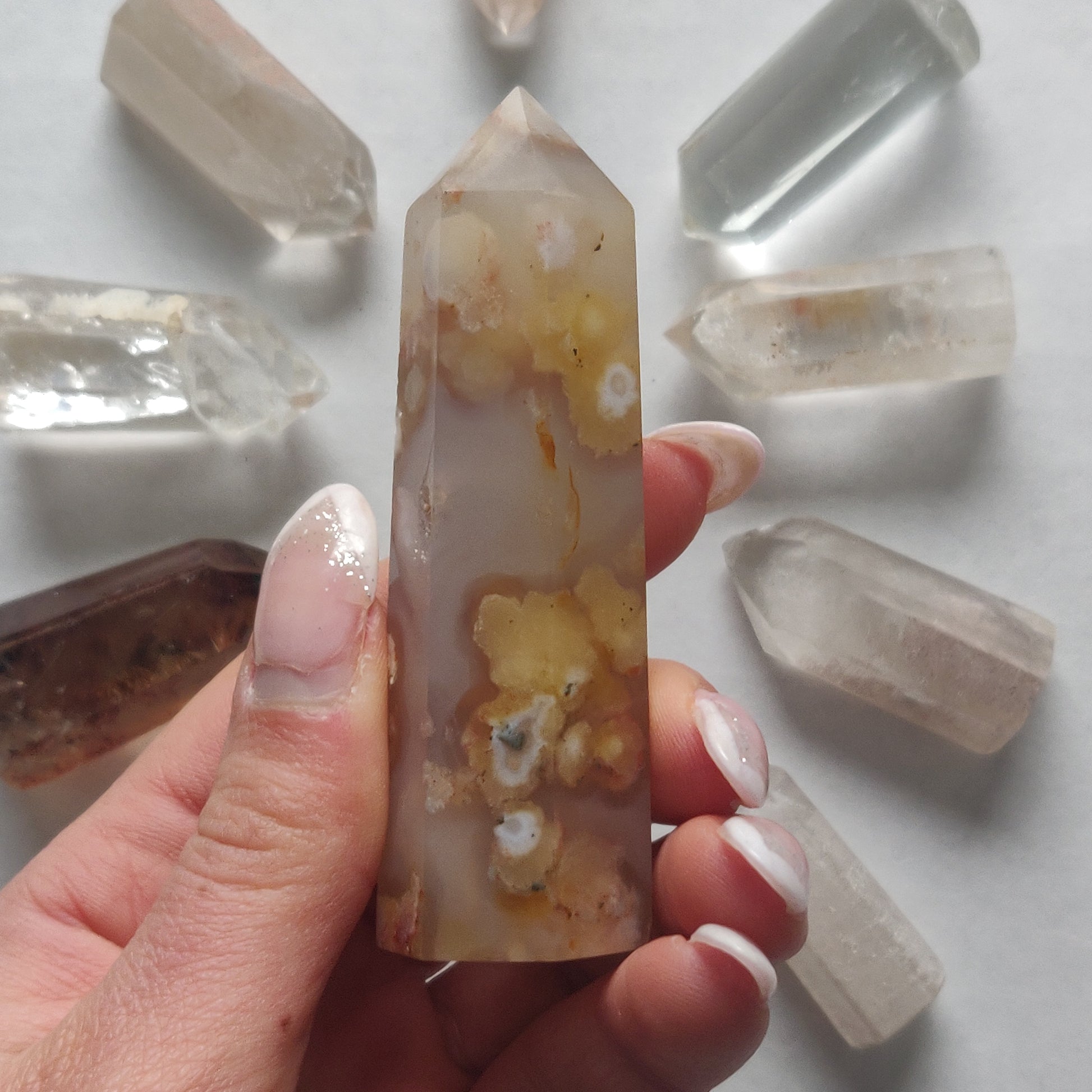 Flower Agate Tower (#12) - Simply Affinity