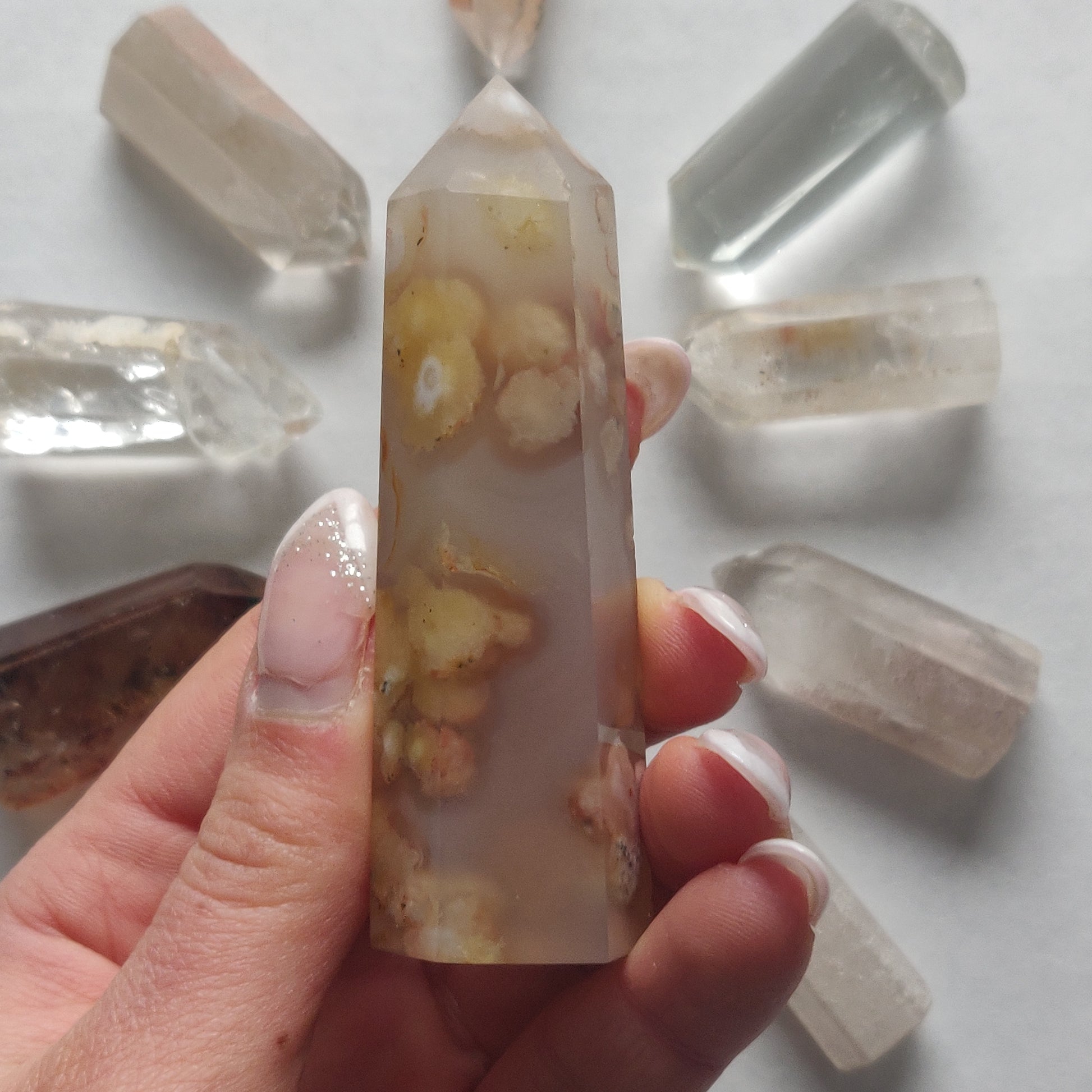 Flower Agate Tower (#12) - Simply Affinity
