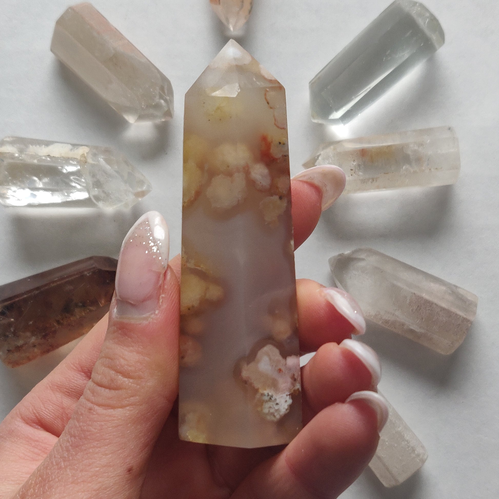 Flower Agate Tower (#12) - Simply Affinity