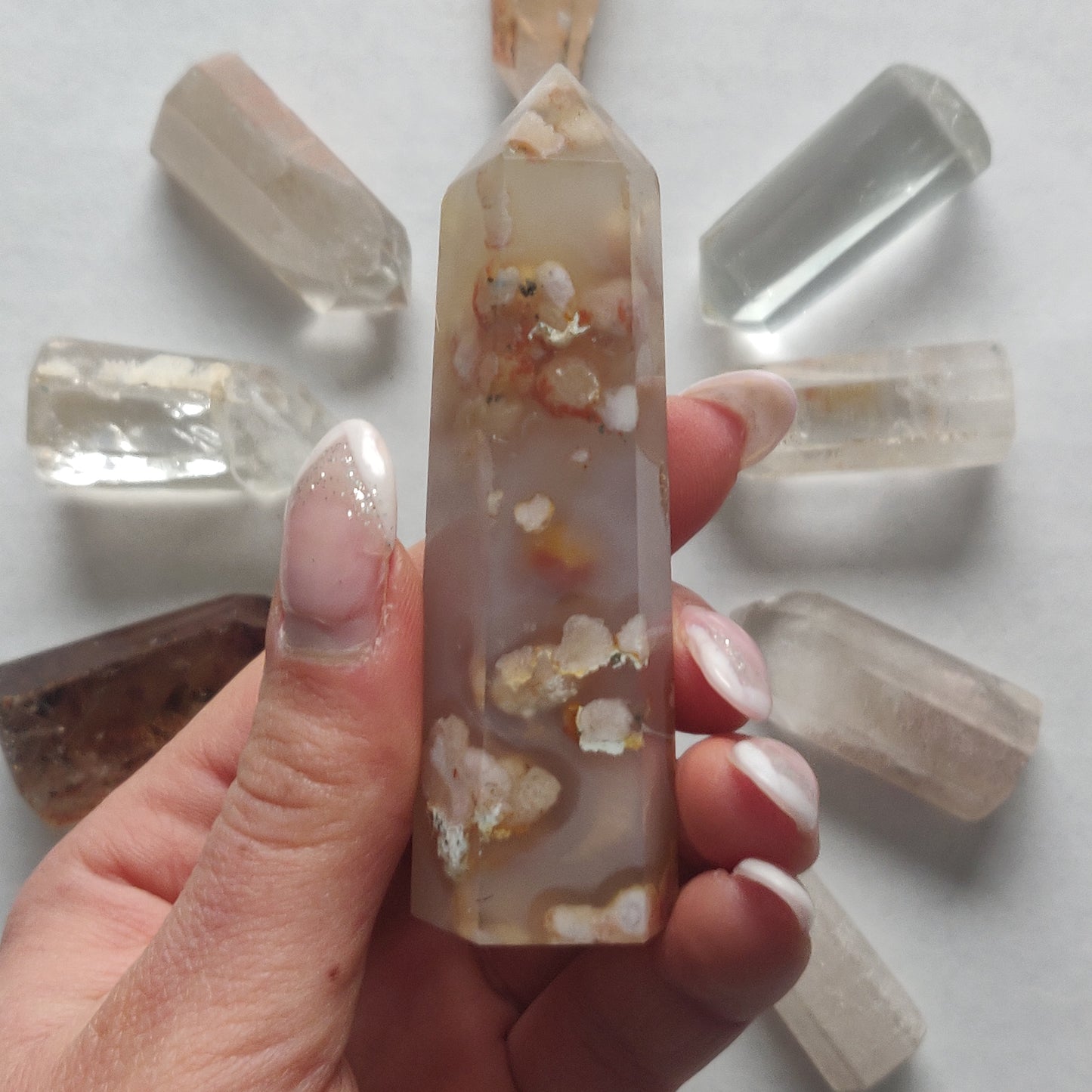 Flower Agate Tower (#12) - Simply Affinity