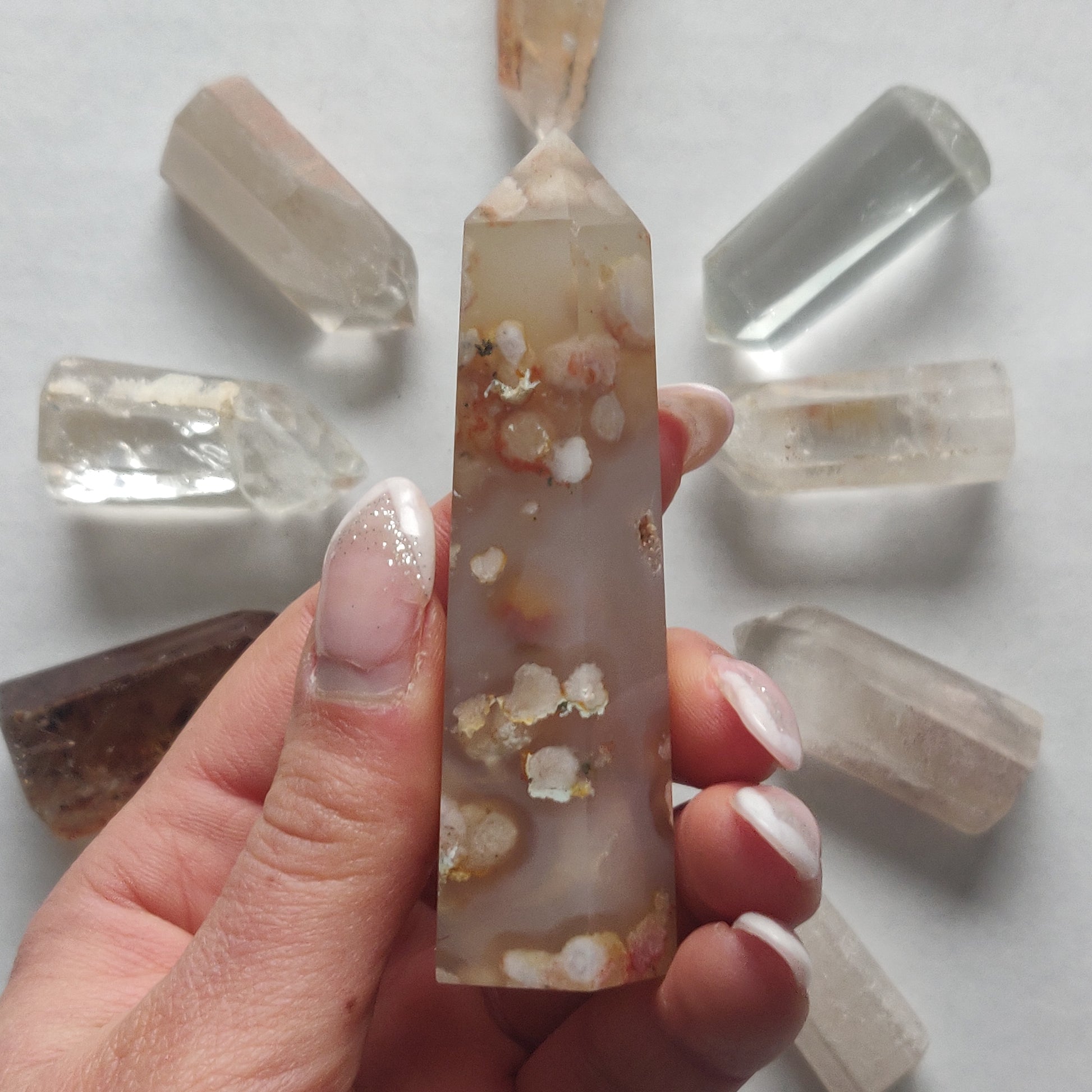Flower Agate Tower (#12) - Simply Affinity