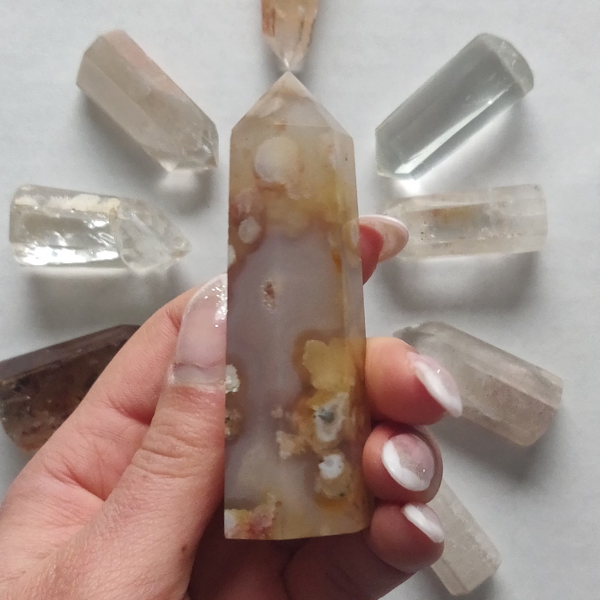 Flower Agate Tower (#12) - Simply Affinity