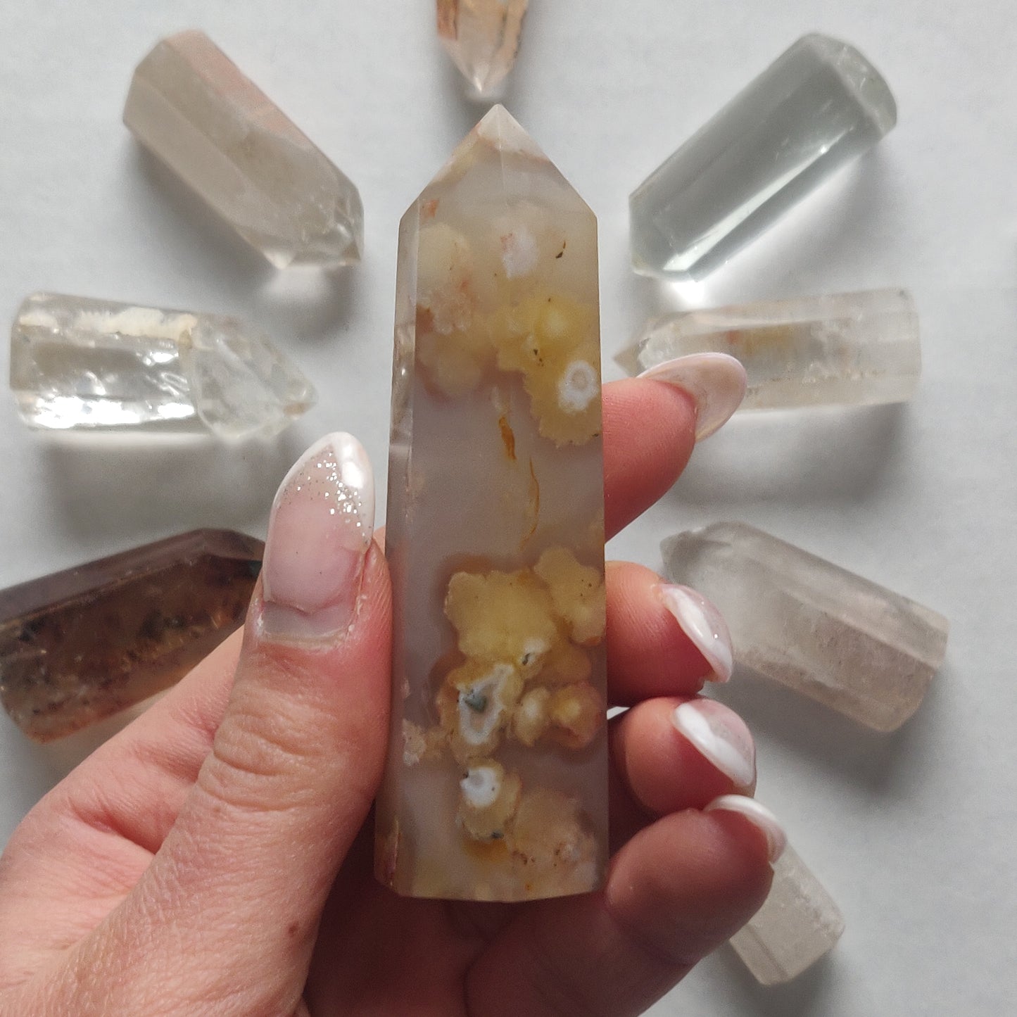 Flower Agate Tower (#12) - Simply Affinity