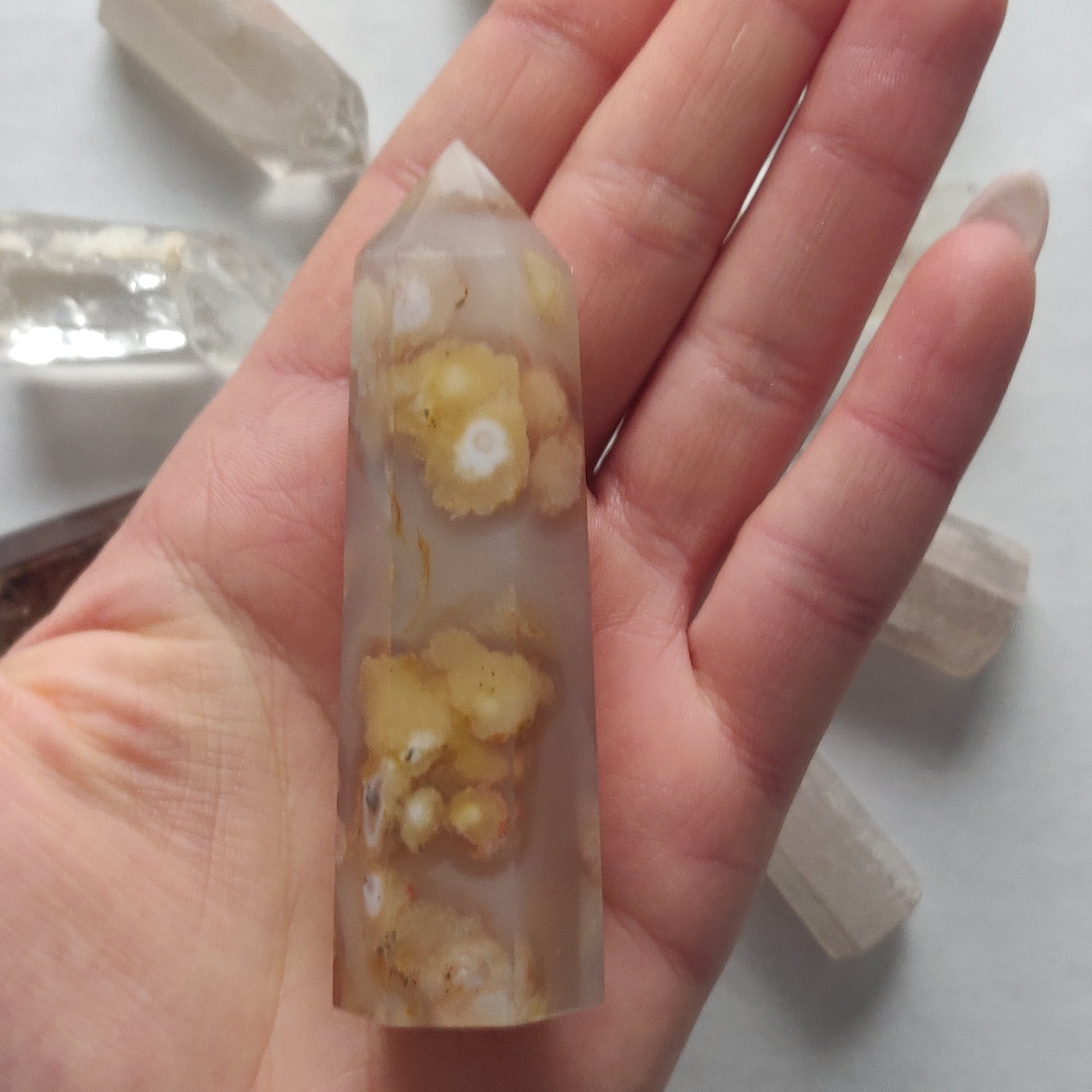Flower Agate Tower (#12) - Simply Affinity
