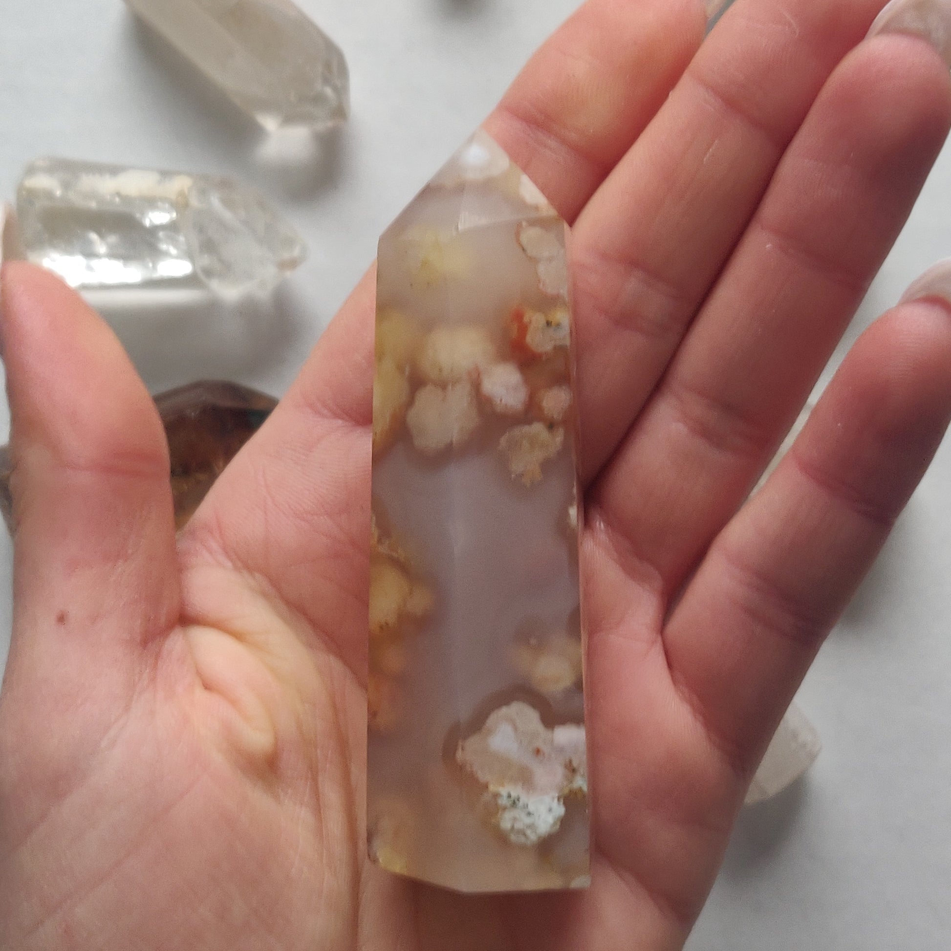 Flower Agate Tower (#12) - Simply Affinity