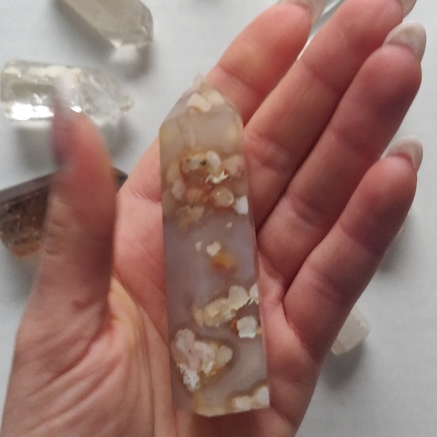 Flower Agate Tower (#12) - Simply Affinity
