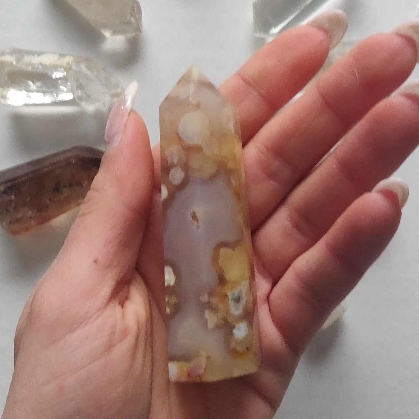 Flower Agate Tower (#12) - Simply Affinity