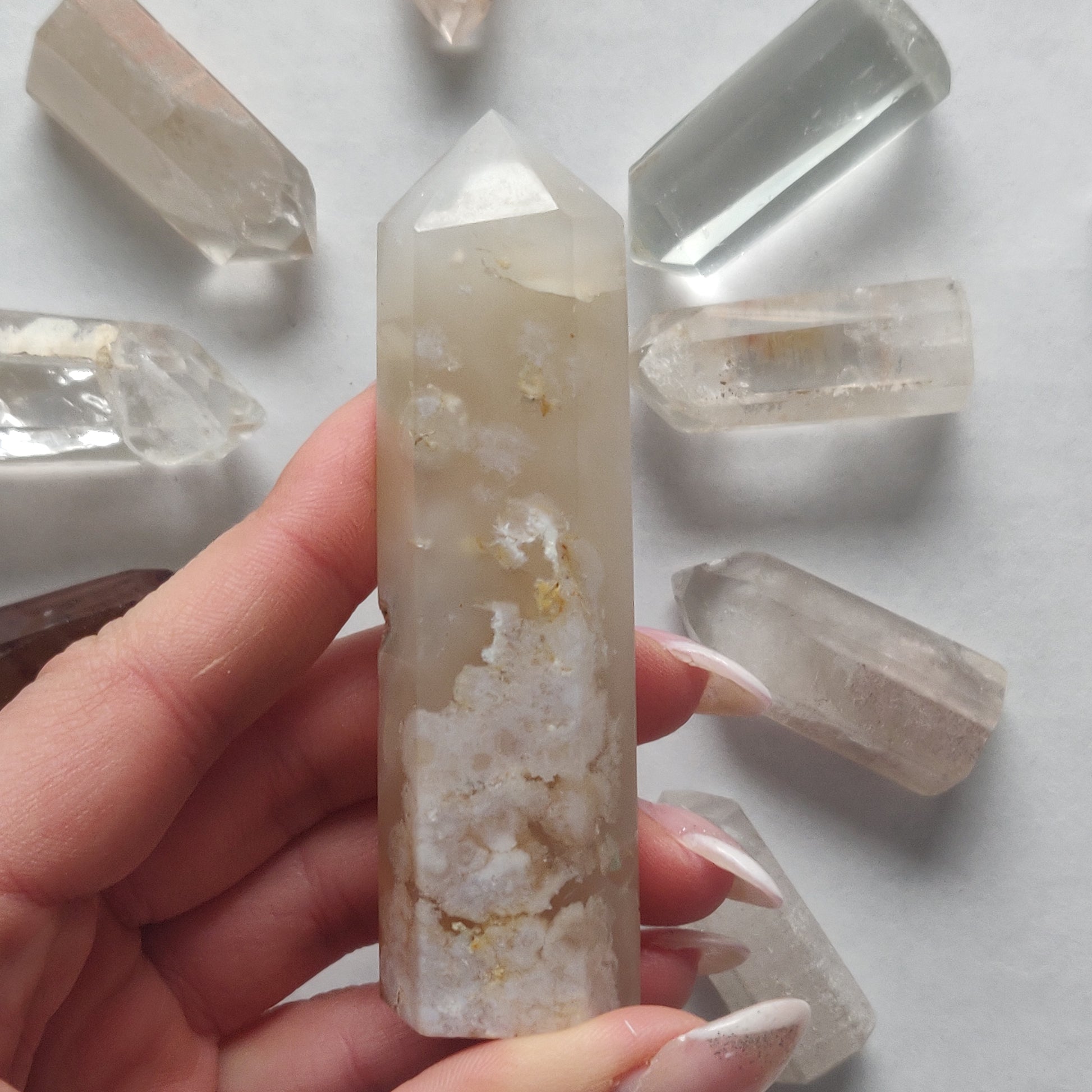 Flower Agate Tower (#13) - Simply Affinity