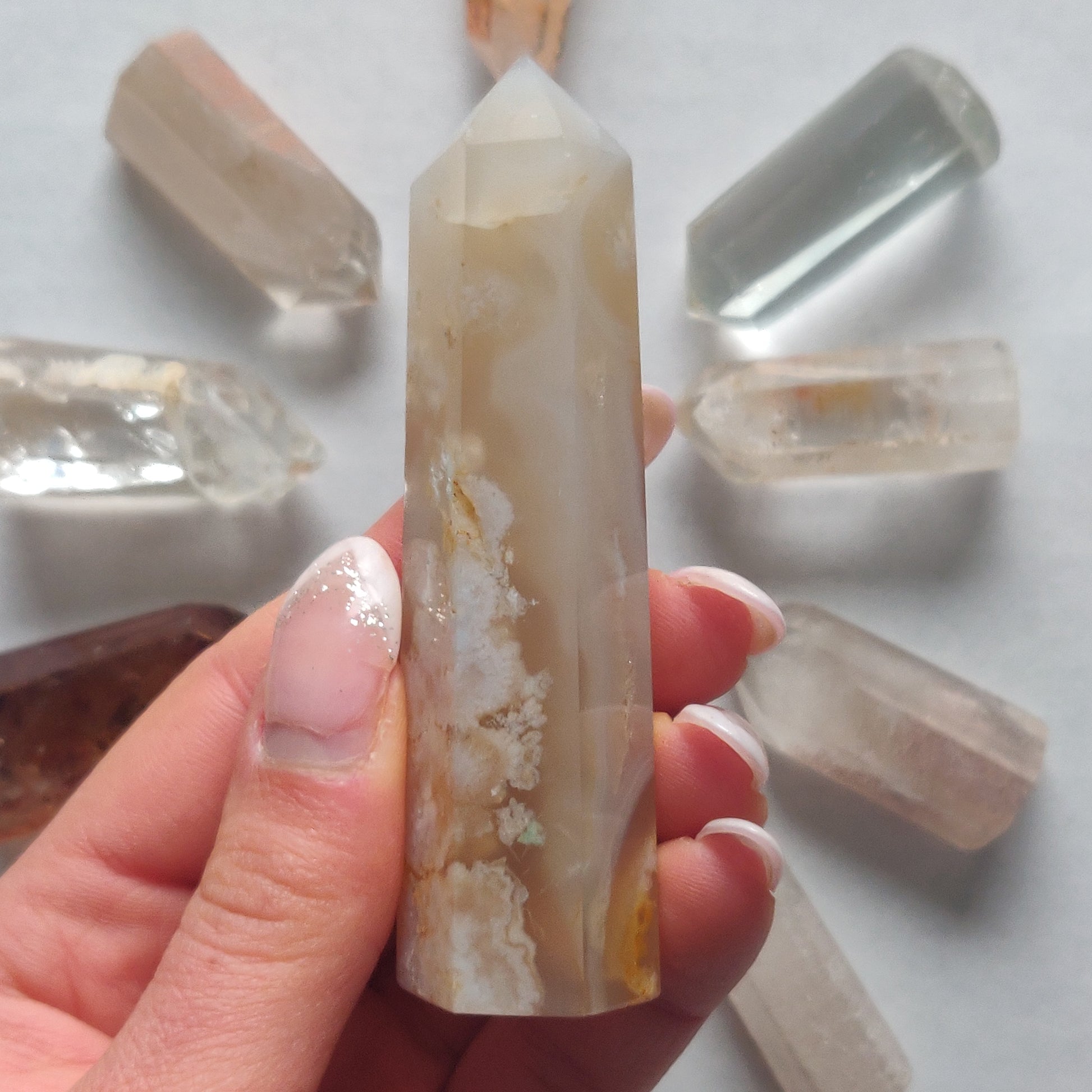 Flower Agate Tower (#13) - Simply Affinity