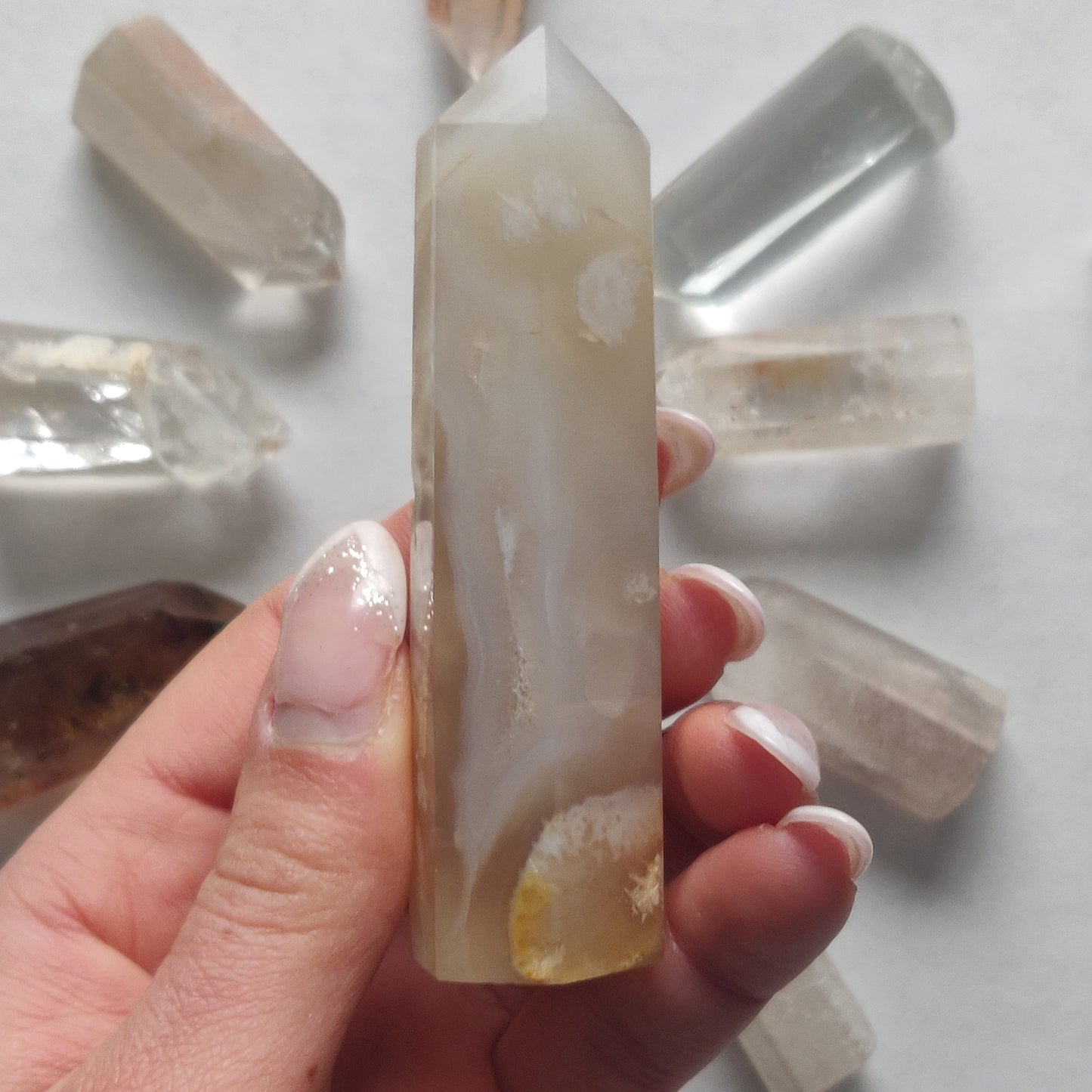 Flower Agate Tower (#13) - Simply Affinity