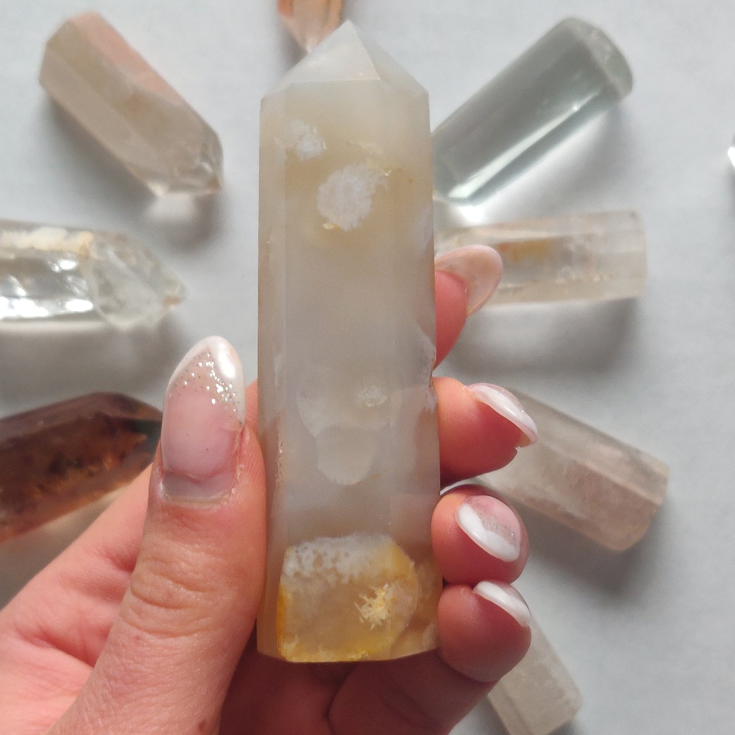 Flower Agate Tower (#13) - Simply Affinity