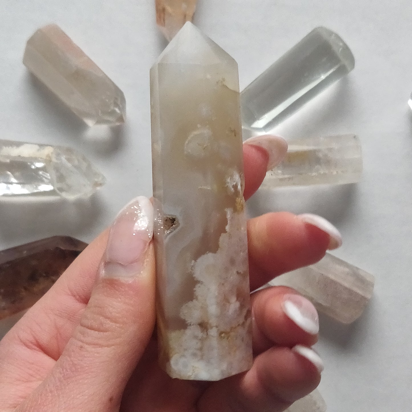 Flower Agate Tower (#13) - Simply Affinity