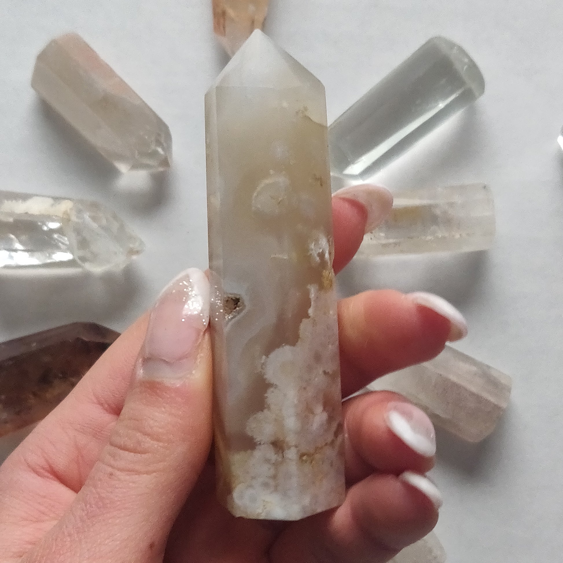Flower Agate Tower (#13) - Simply Affinity