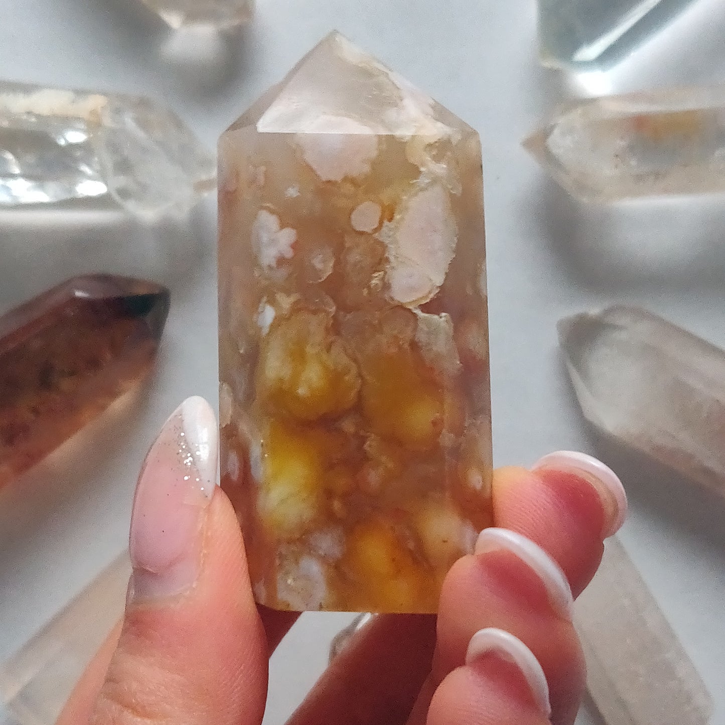 Flower Agate Tower (#14) - Simply Affinity