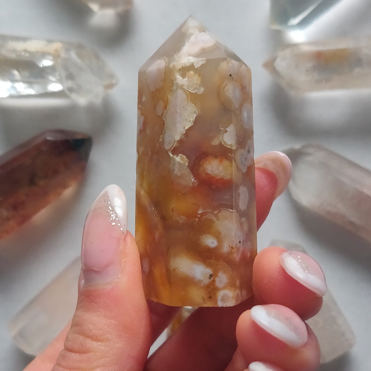 Flower Agate Tower (#14) - Simply Affinity