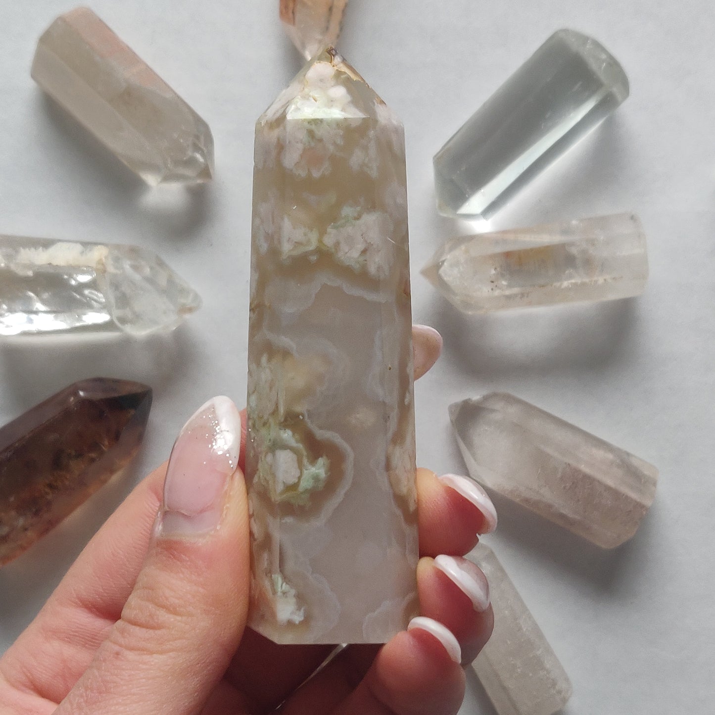 Flower Agate Tower (#15) - Simply Affinity