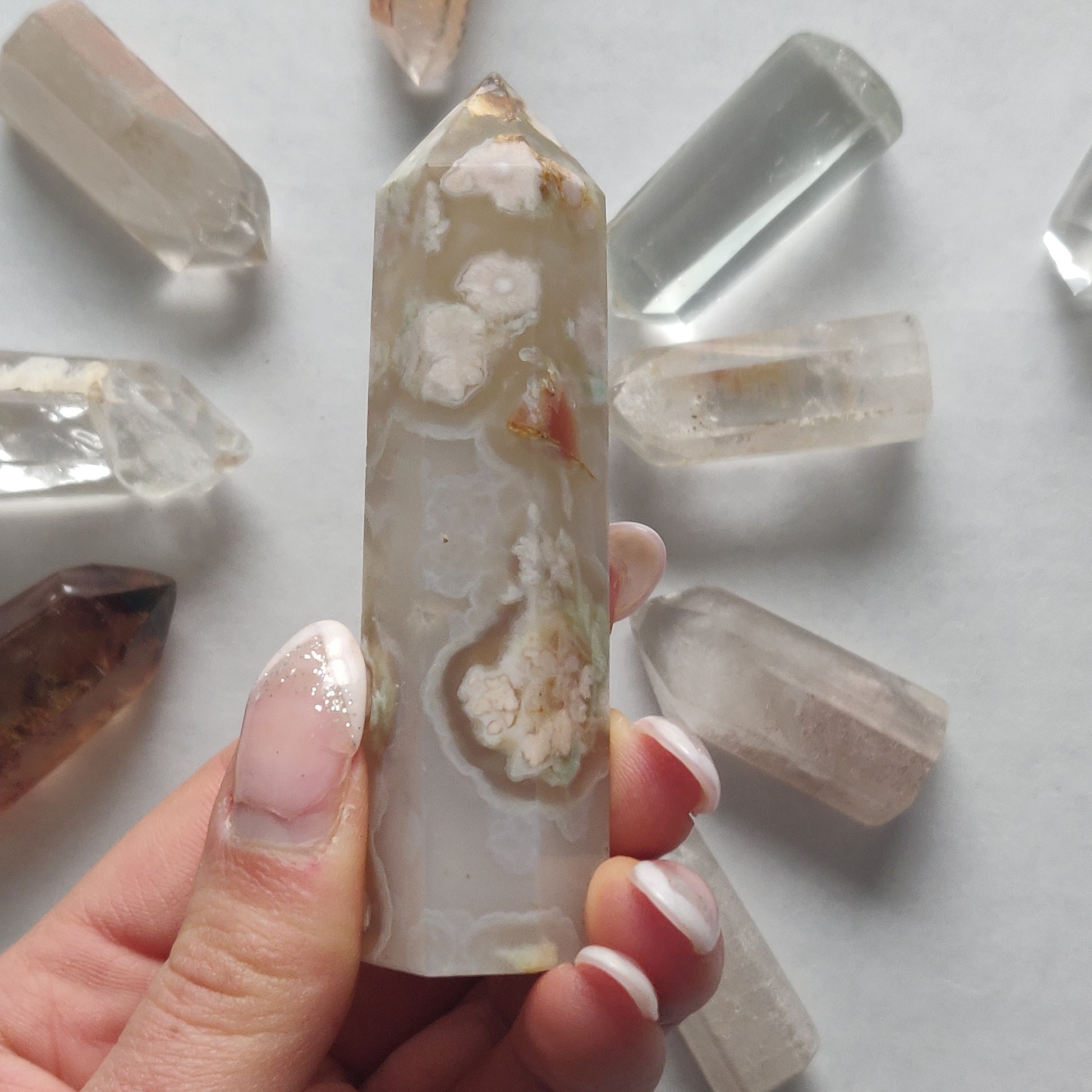 Flower Agate Tower (#15) - Simply Affinity