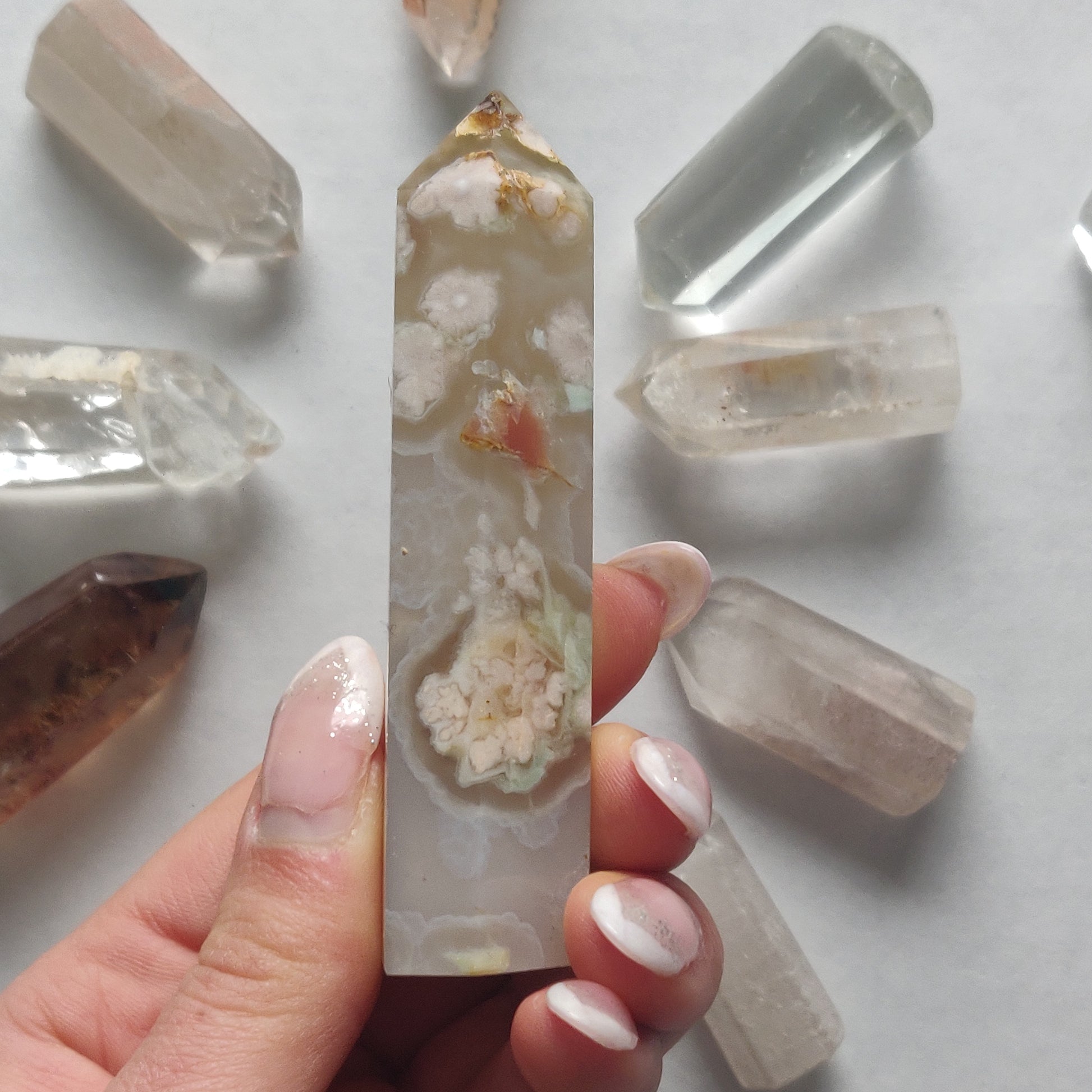 Flower Agate Tower (#15) - Simply Affinity