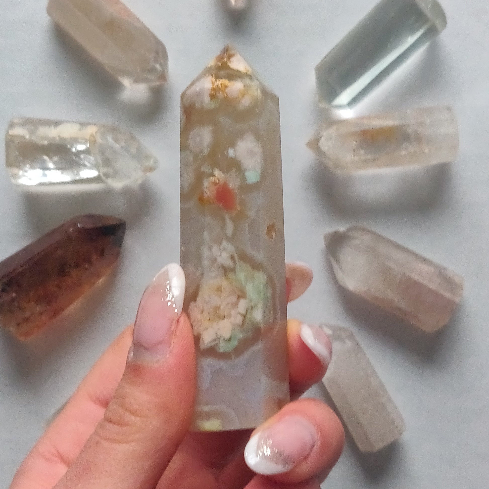 Flower Agate Tower (#15) - Simply Affinity