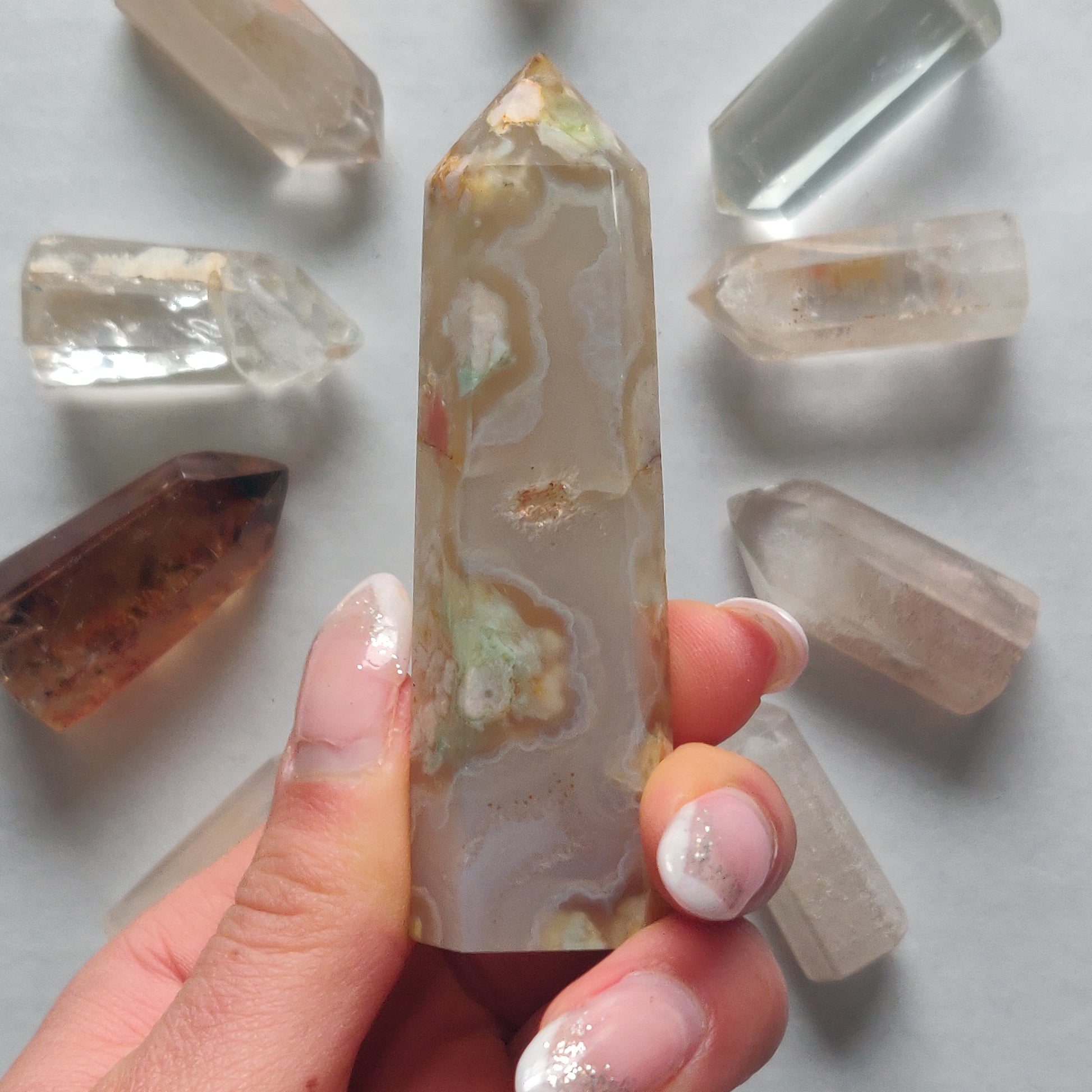 Flower Agate Tower (#15) - Simply Affinity