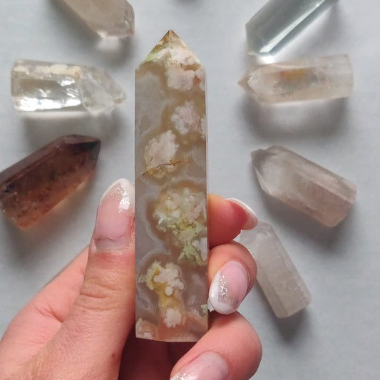 Flower Agate Tower (#15) - Simply Affinity