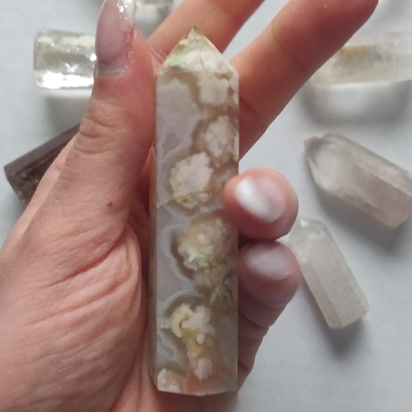 Flower Agate Tower (#15) - Simply Affinity