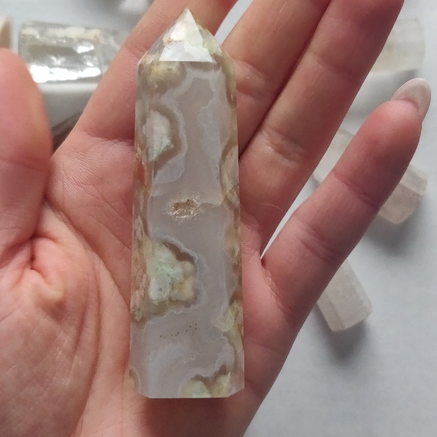 Flower Agate Tower (#15) - Simply Affinity