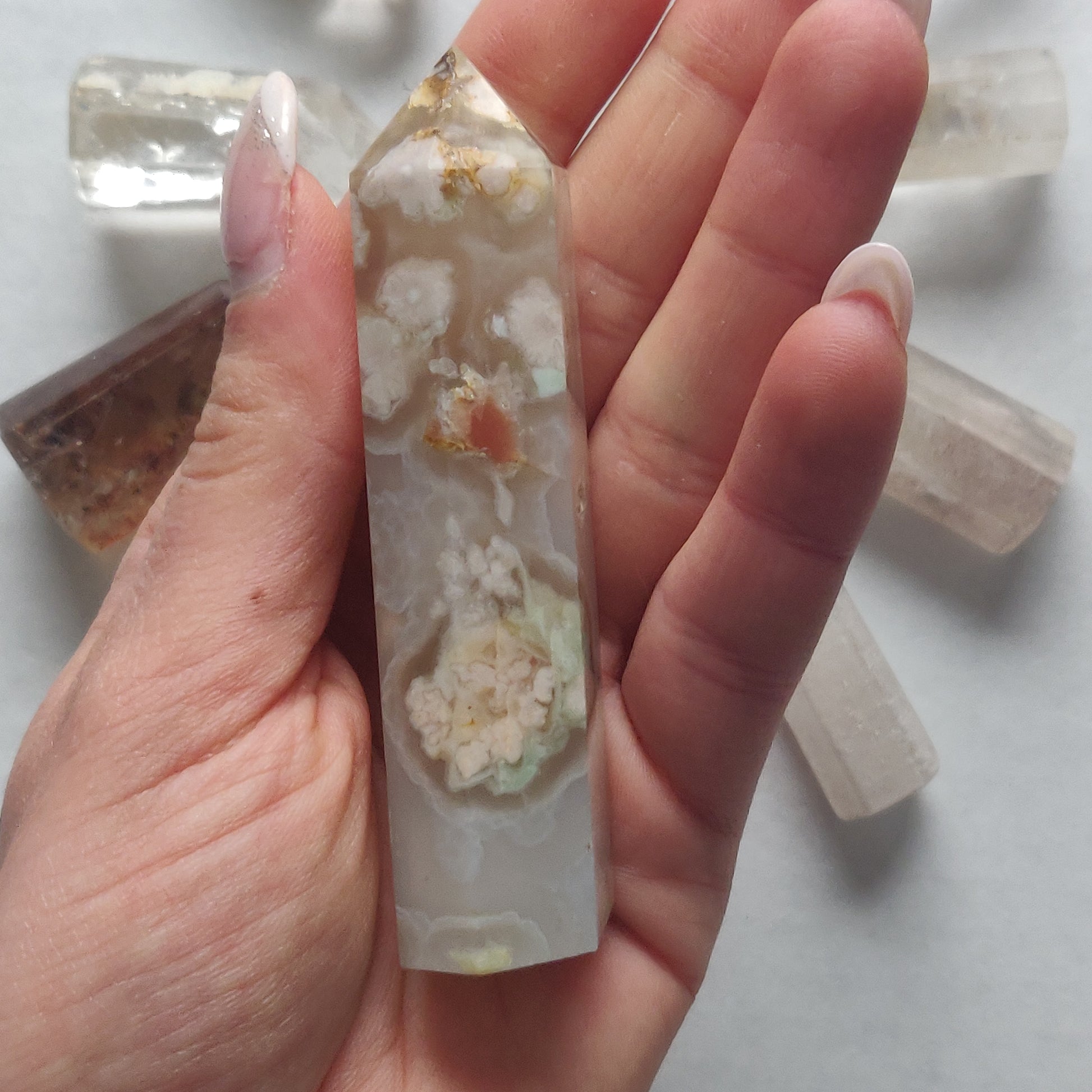 Flower Agate Tower (#15) - Simply Affinity