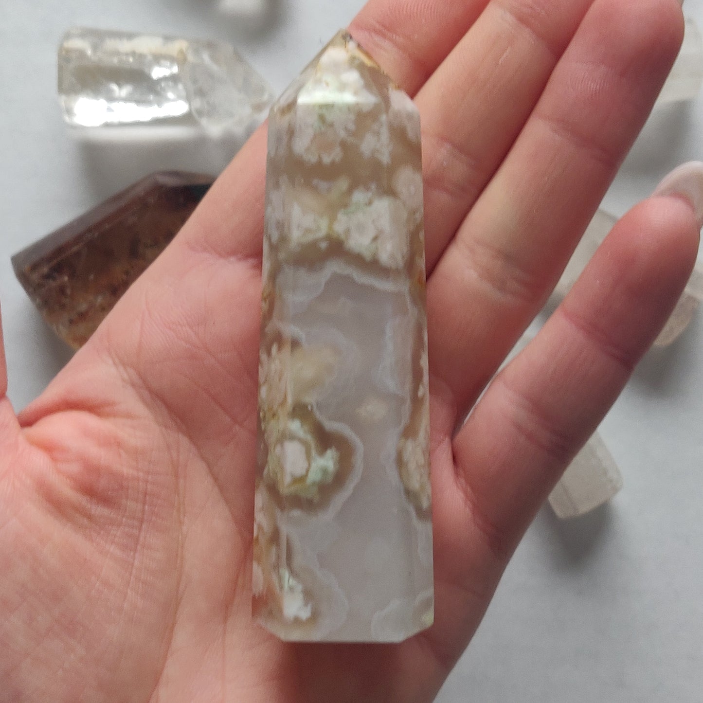 Flower Agate Tower (#15) - Simply Affinity