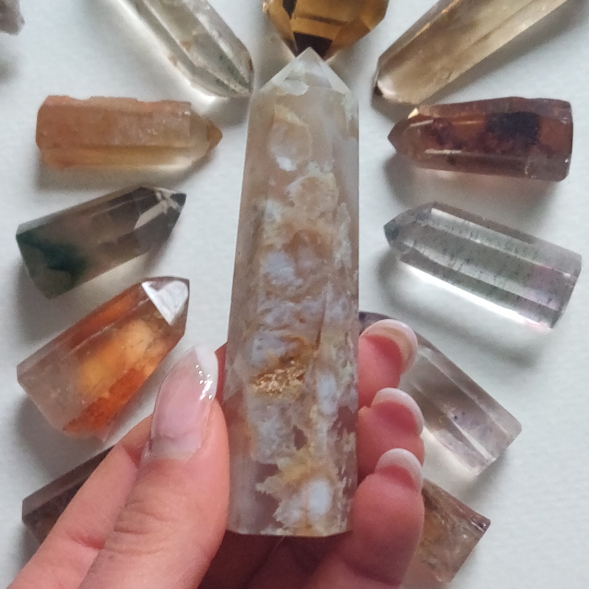Flower Agate Tower (#16) - Simply Affinity