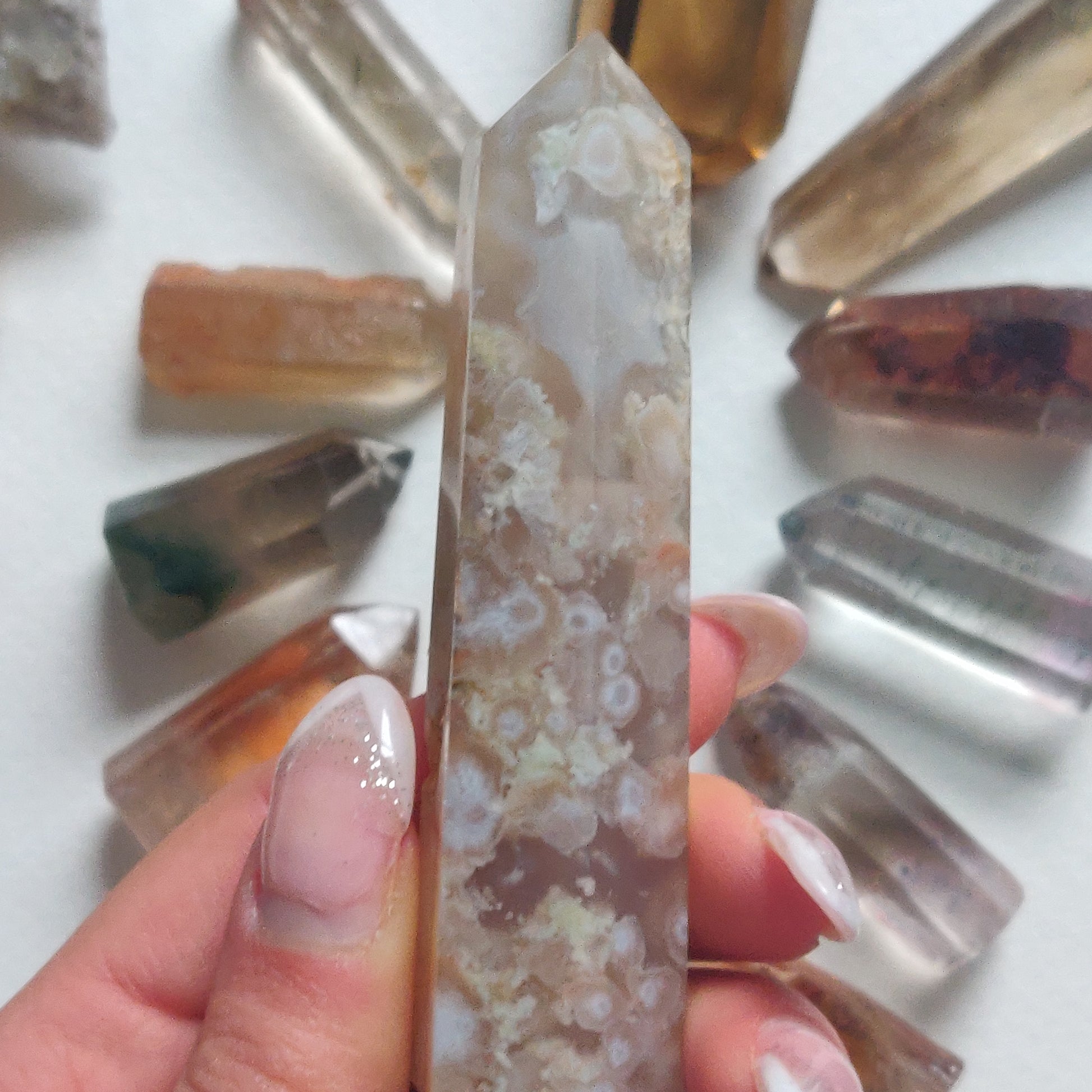 Flower Agate Tower (#16) - Simply Affinity