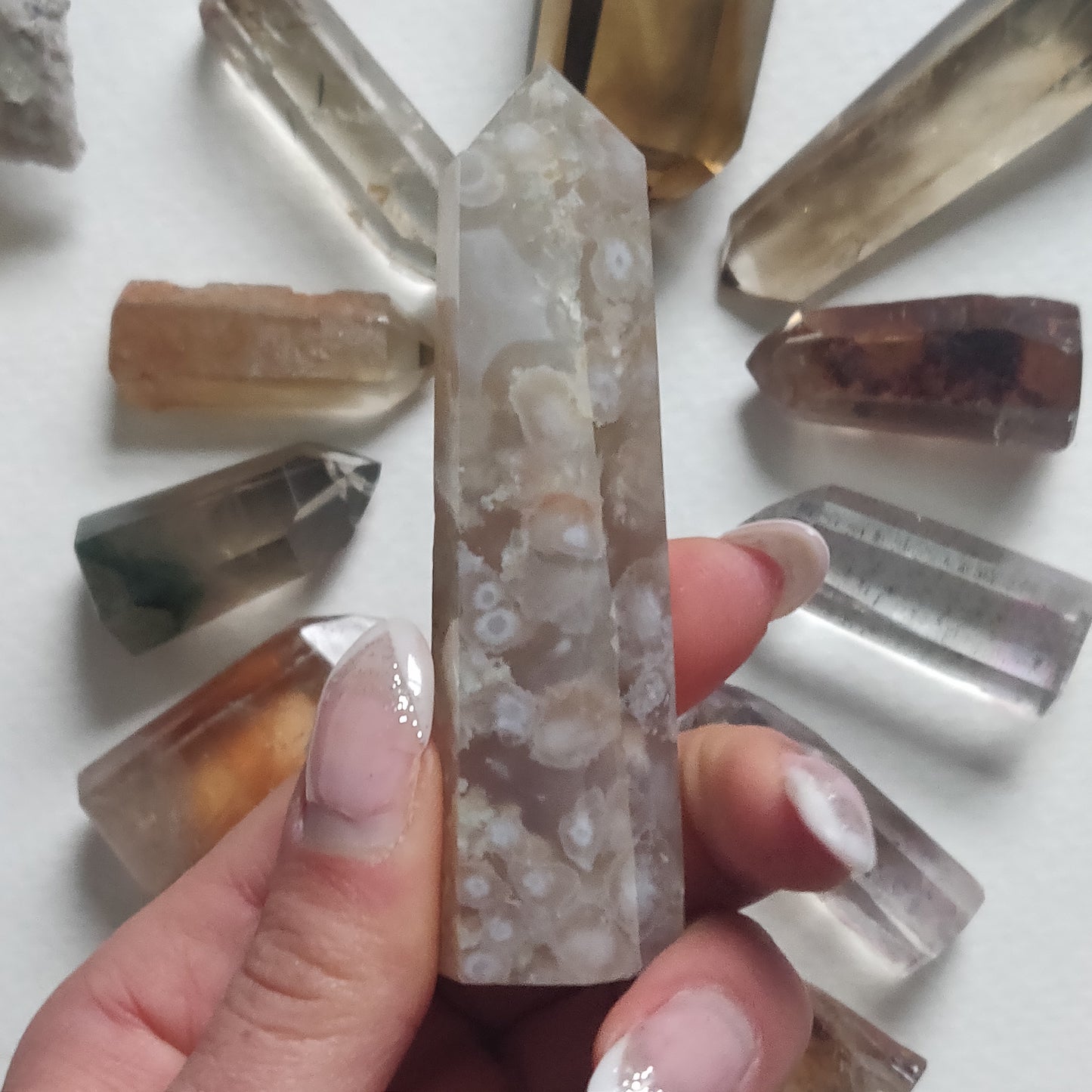 Flower Agate Tower (#16) - Simply Affinity
