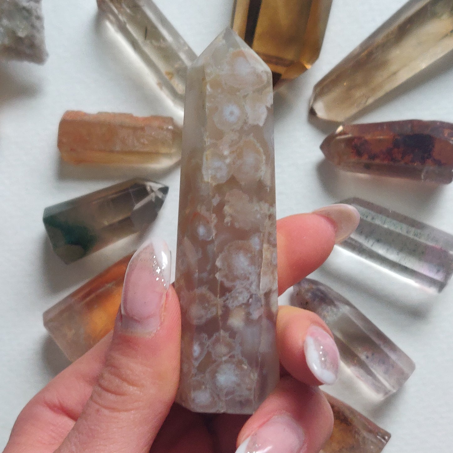 Flower Agate Tower (#16) - Simply Affinity