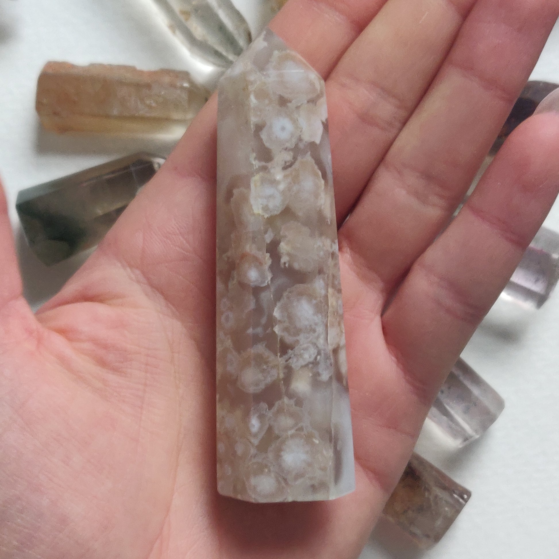 Flower Agate Tower (#16) - Simply Affinity