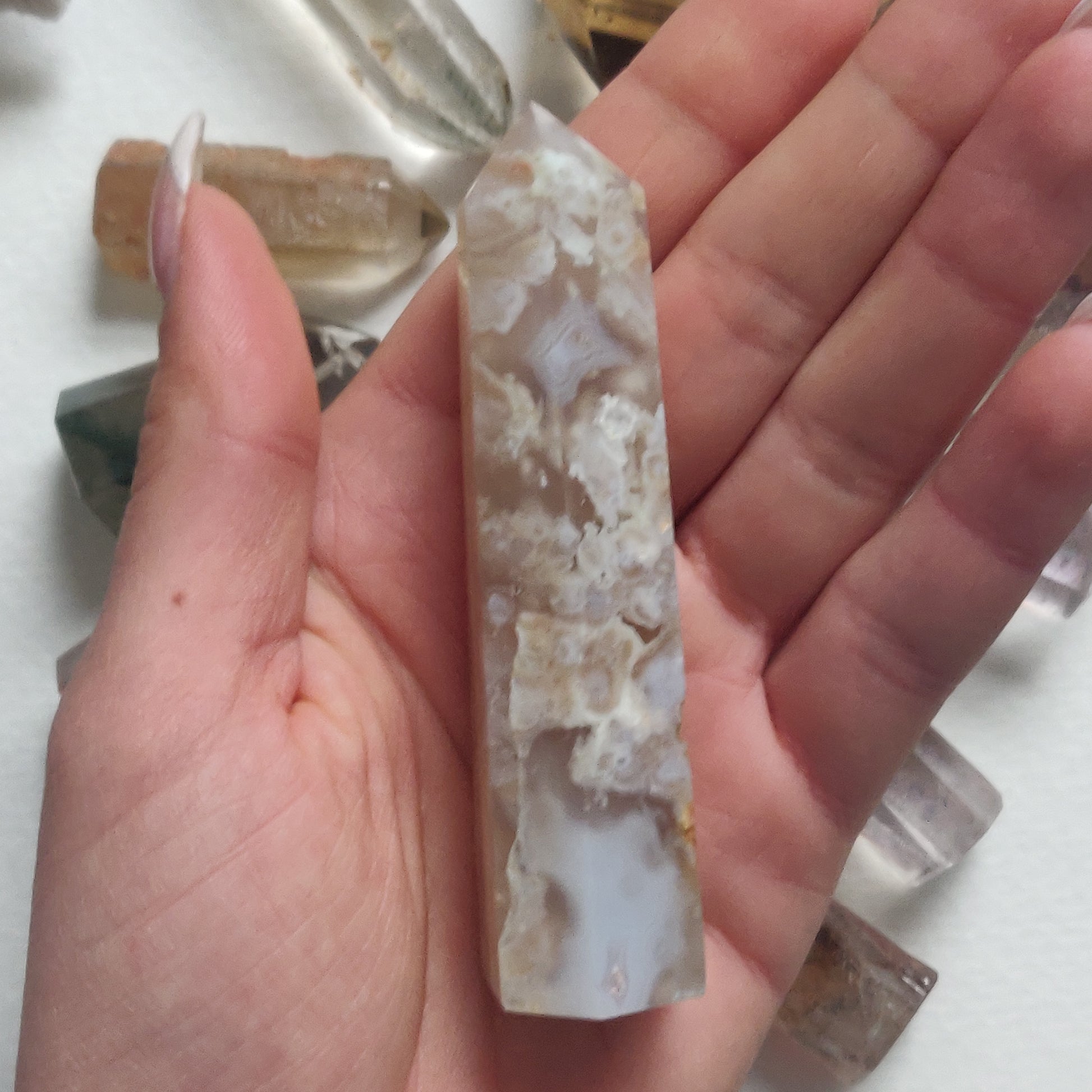 Flower Agate Tower (#16) - Simply Affinity