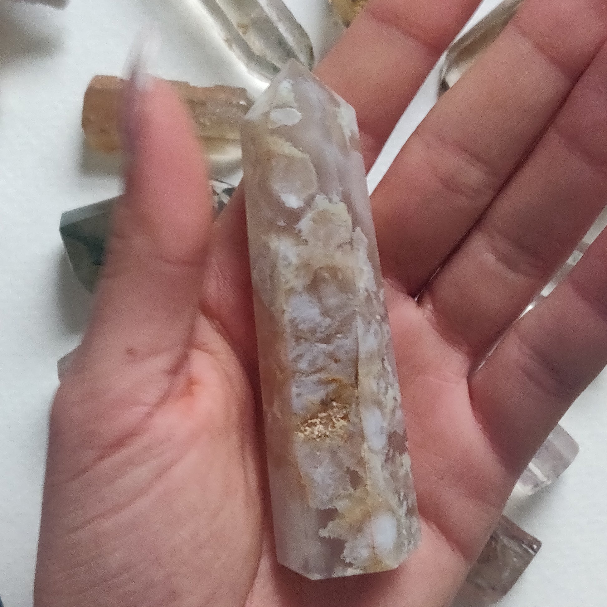 Flower Agate Tower (#16) - Simply Affinity