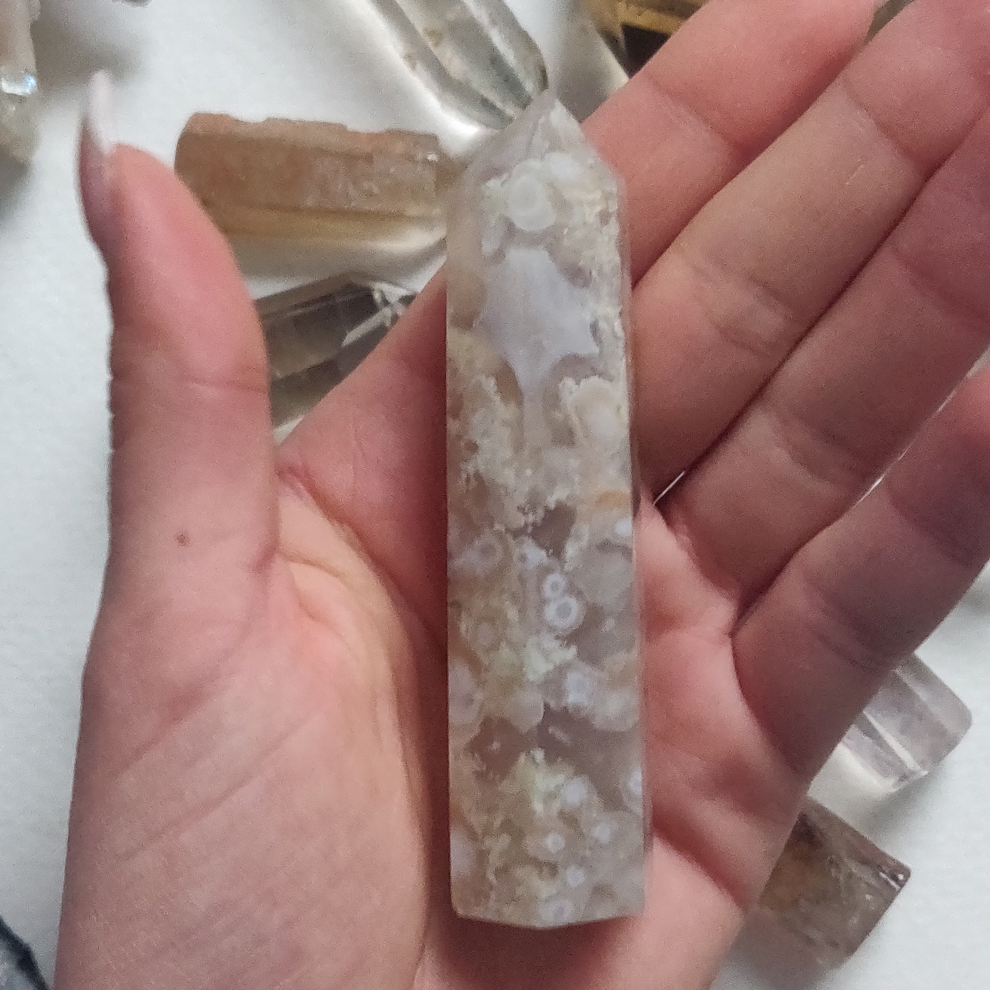 Flower Agate Tower (#16) - Simply Affinity