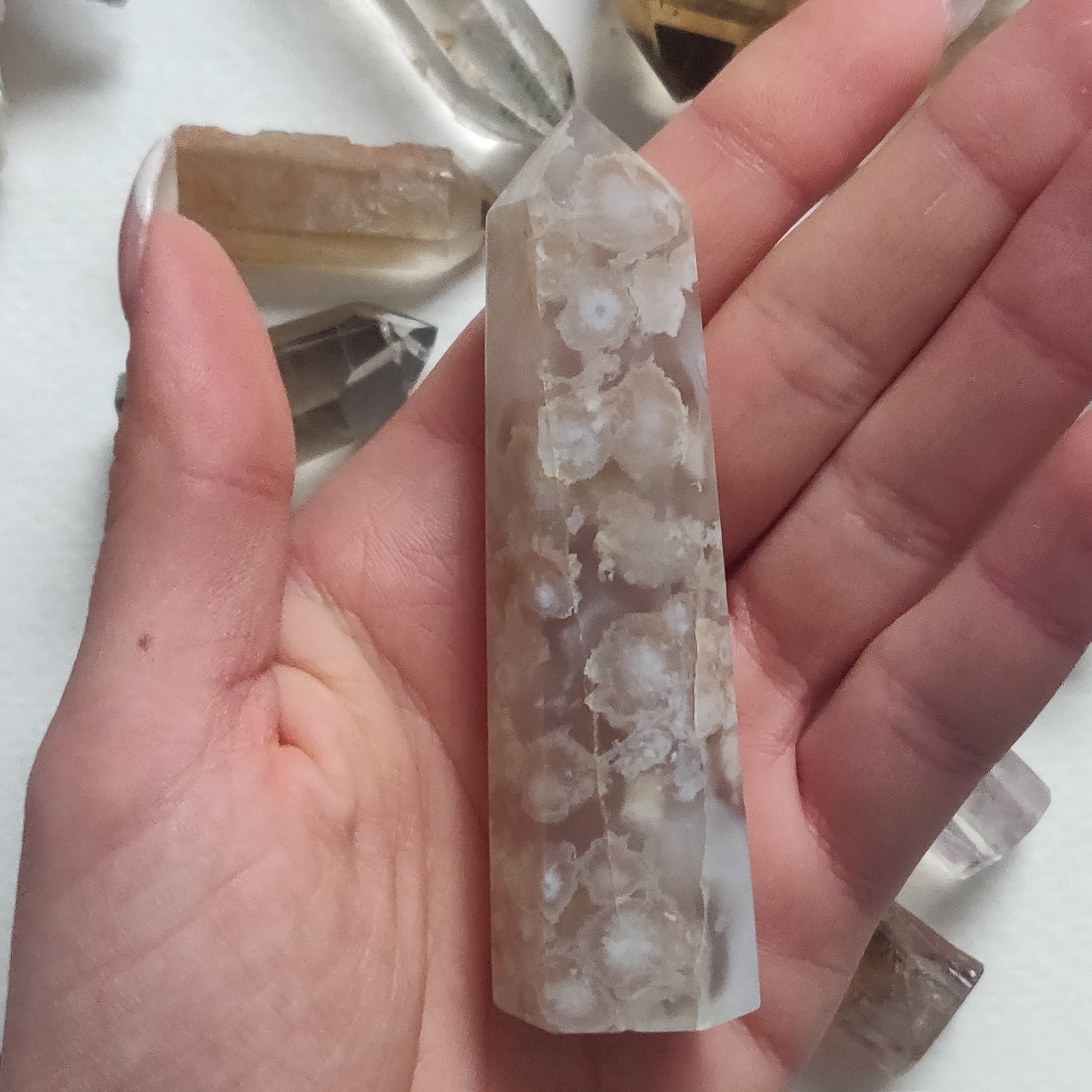 Flower Agate Tower (#16) - Simply Affinity