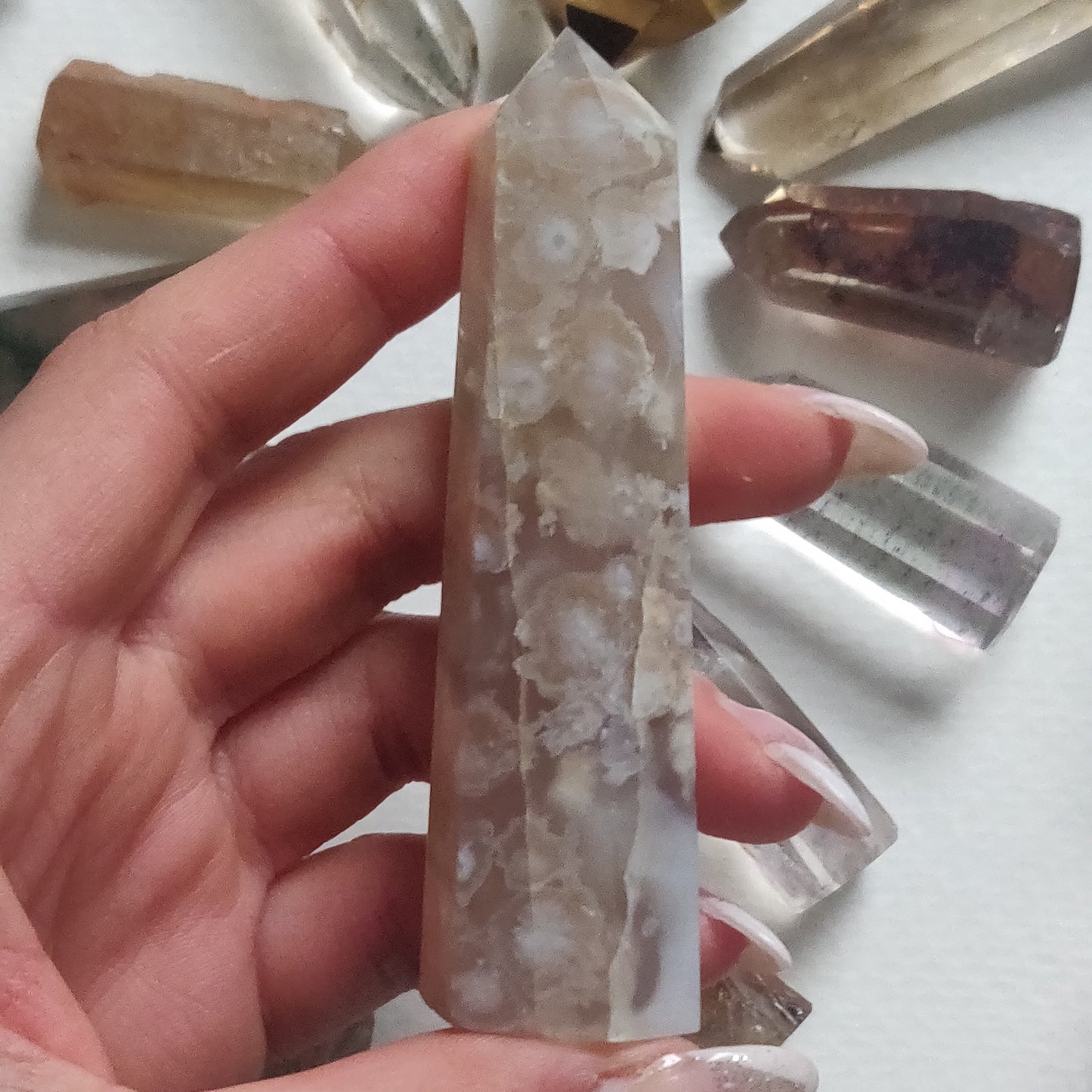 Flower Agate Tower (#16) - Simply Affinity
