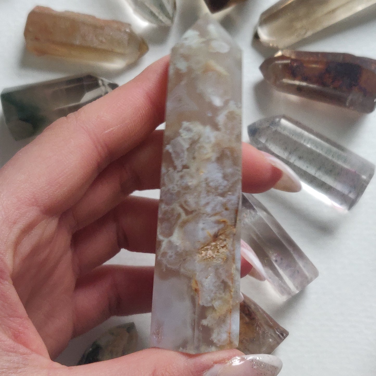 Flower Agate Tower (#16) - Simply Affinity